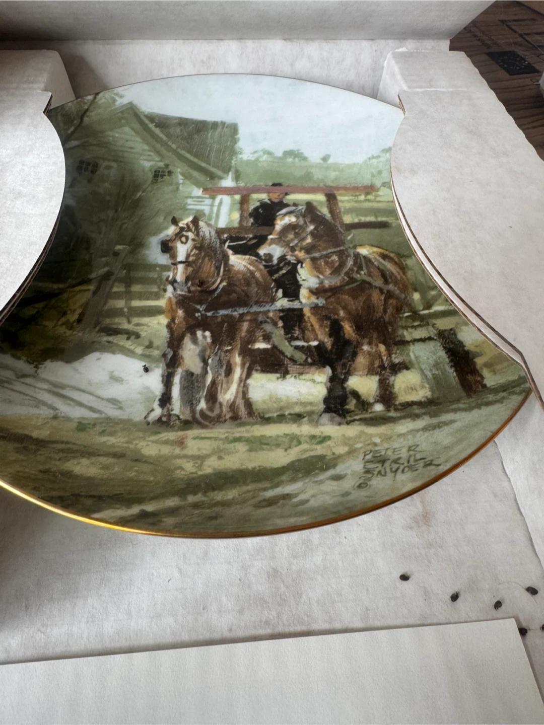 Christian Bell Porcelain Ltd. Limited Edition Art Plates