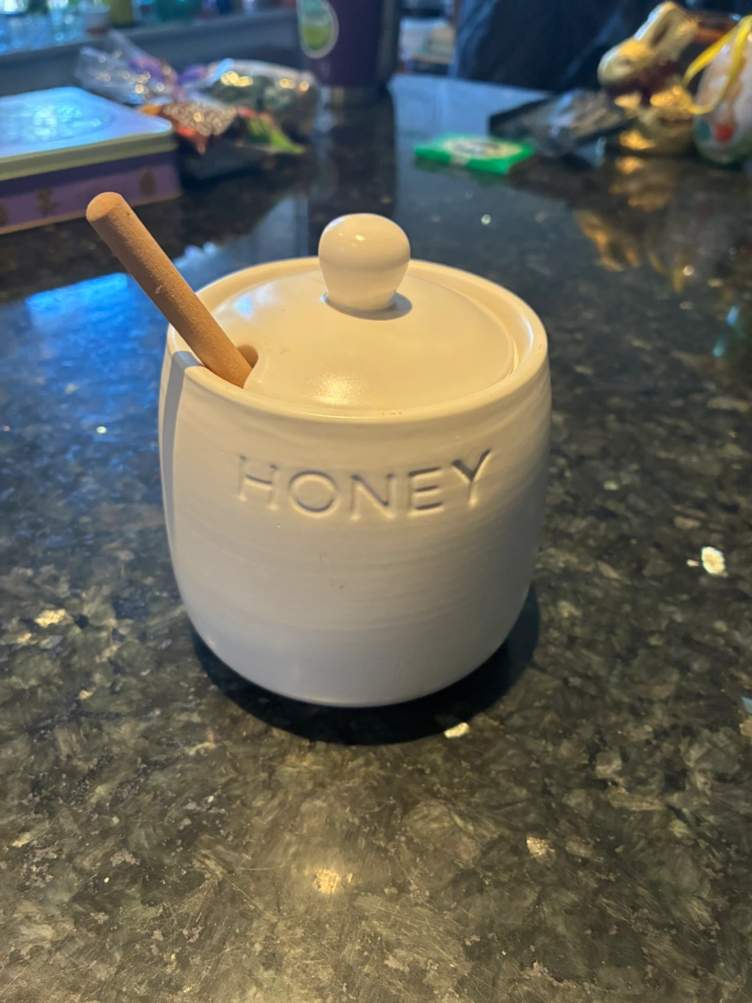 Ceramic Honey Jar