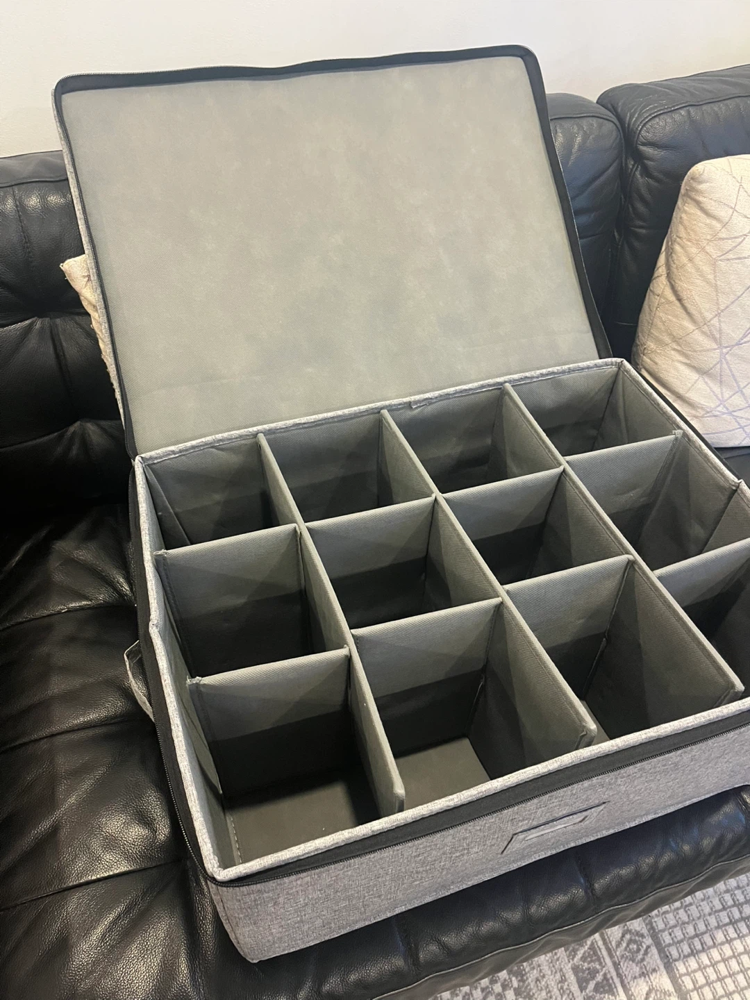 Collapsible Fabric Storage Box with Dividers - photo 2