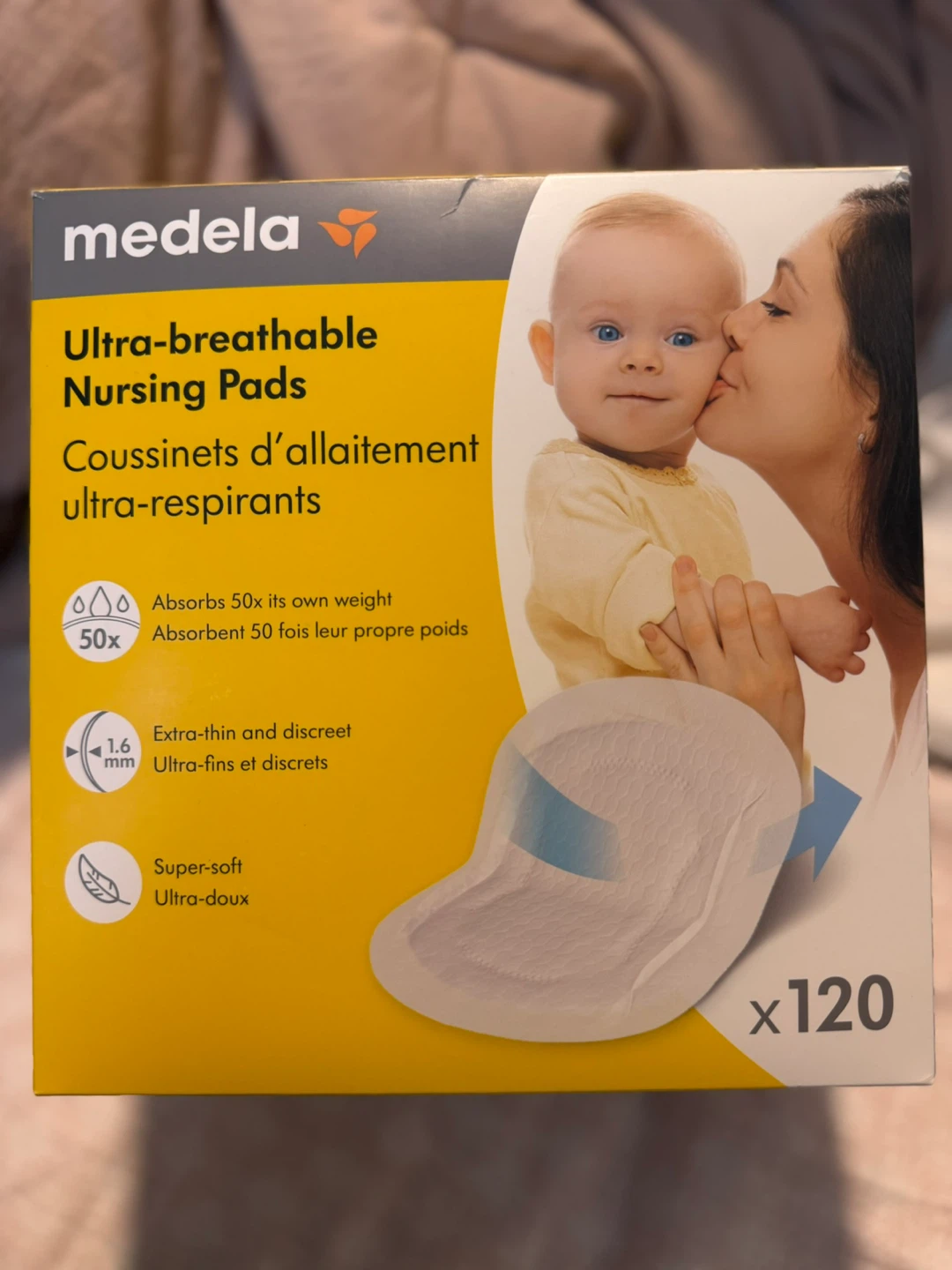 Medela Ultra-breathable Nursing Pads - 120 Count