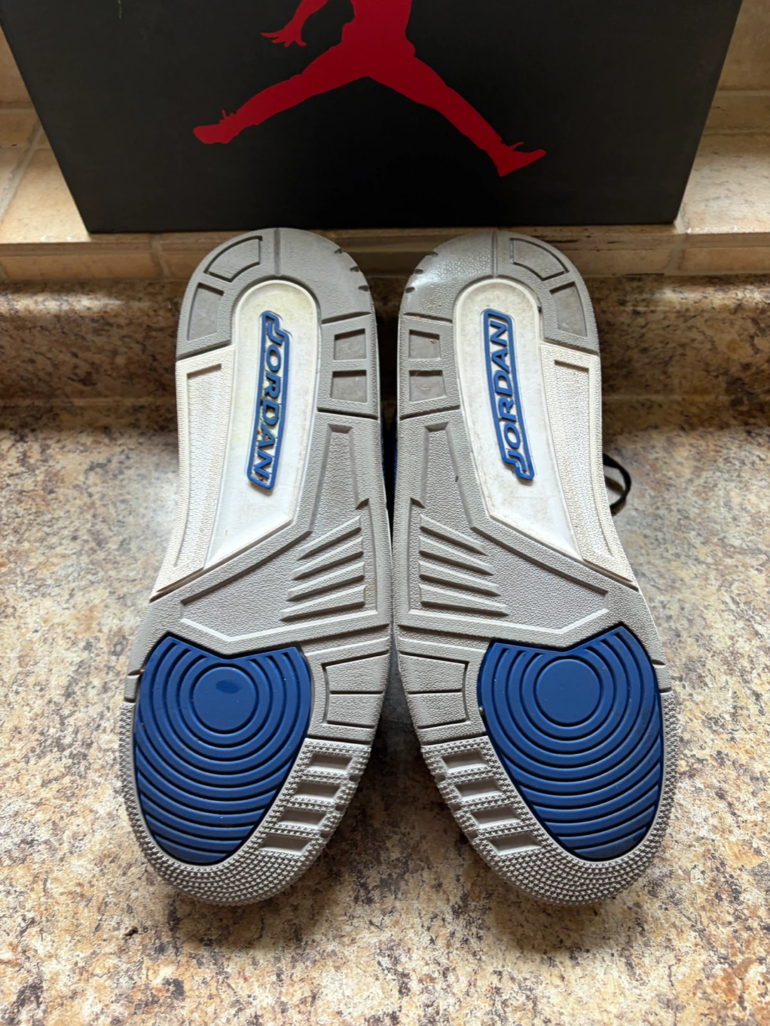 Air Jordan 3 Retro Sneakers - Racer Blue - photo 5