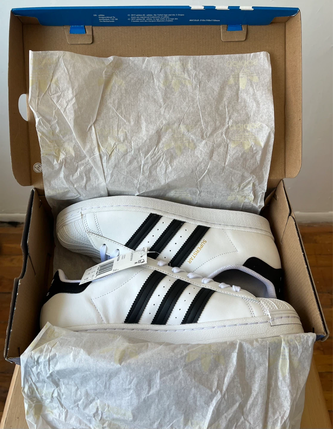 Adidas Superstar W Women's Sneakers White Black Size 10.5 - photo 3