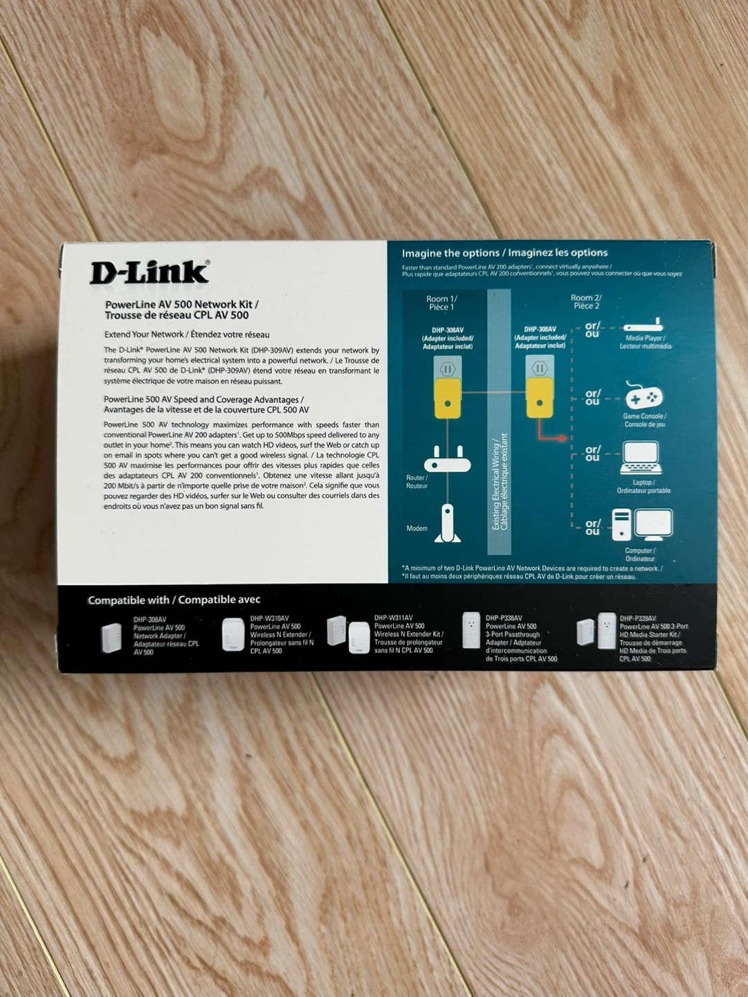 D-Link PowerLine AV 500 Network Kit - photo 2
