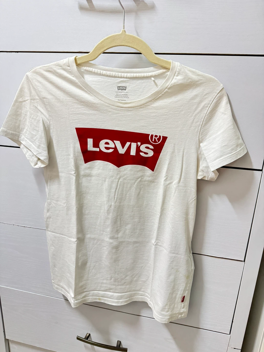 Levi's White Big Logo T-Shirt XS/TPCH