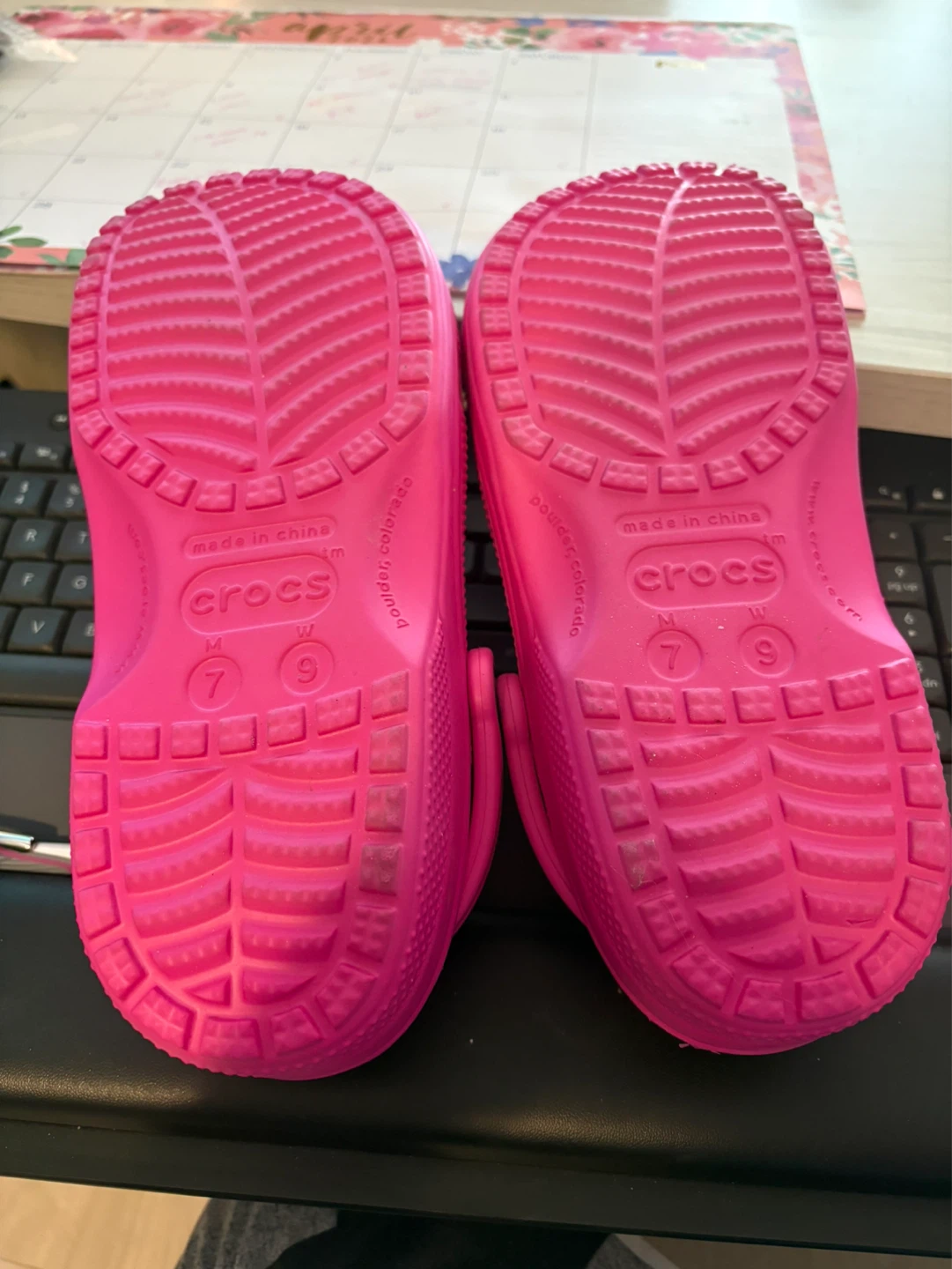 Crocs Classic Clogs - Pink Size W9 M7 - photo 2