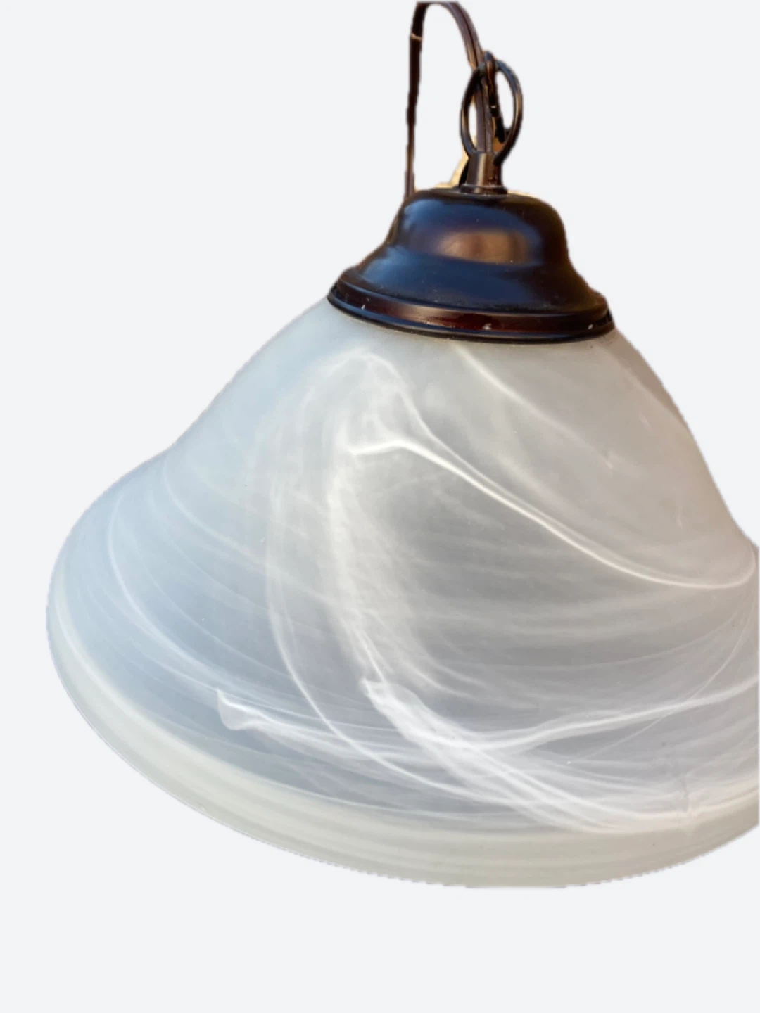Swirl Glass Pendant Light Fixture - photo 3