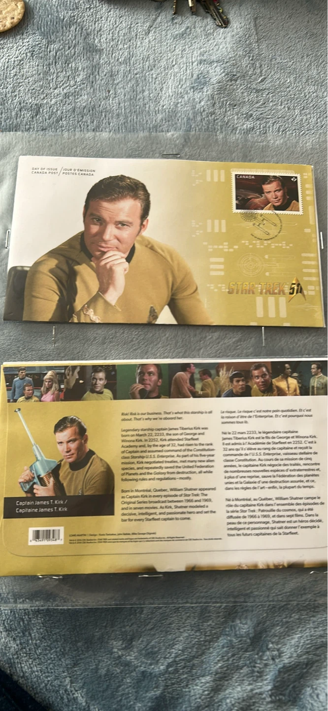 Canada Post Star Trek 50th Anniversary Day of Issue Stamp