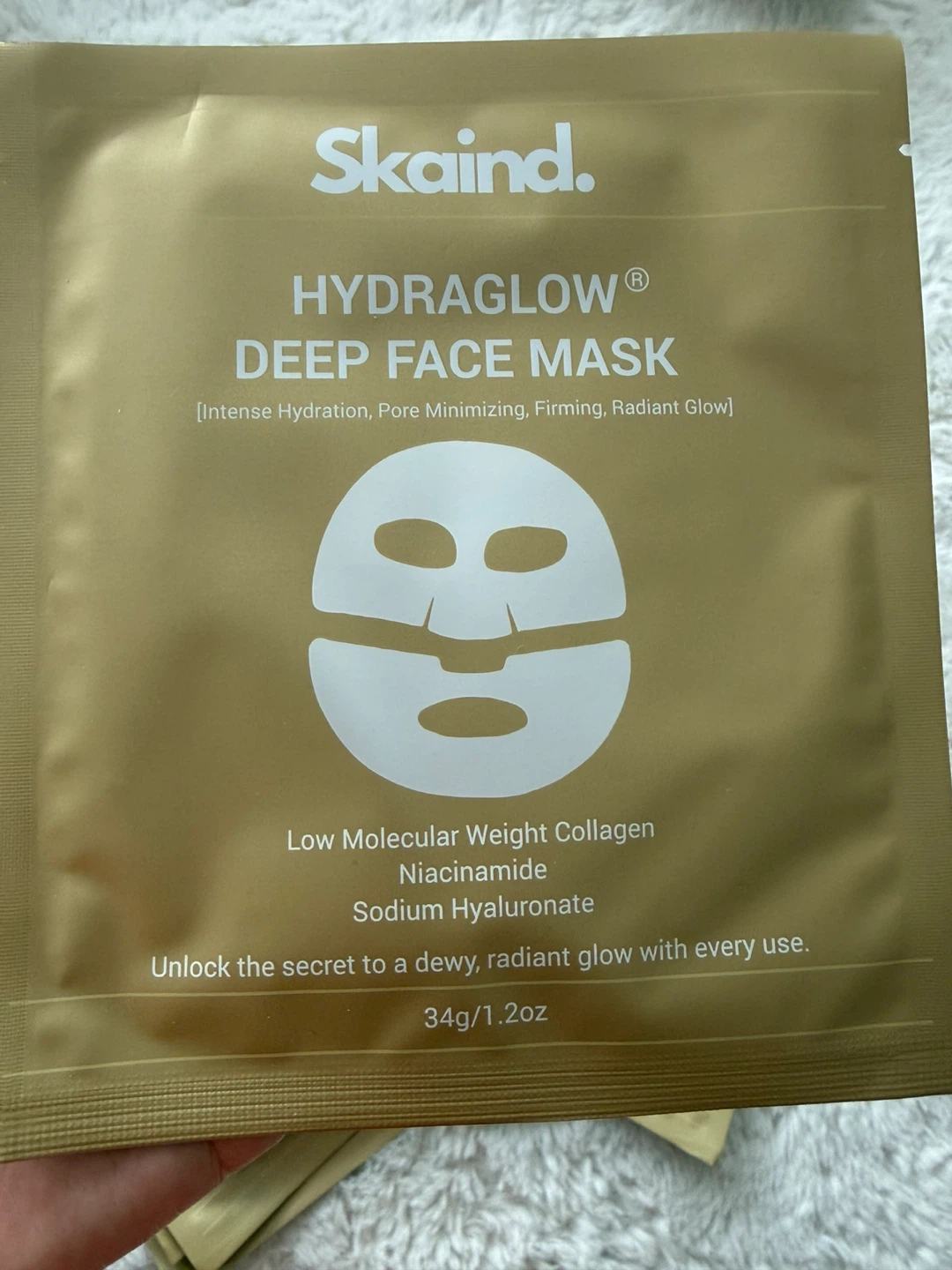 Viral TikTok  Korean Hydraglow Deep Face and neck Masks - photo 2