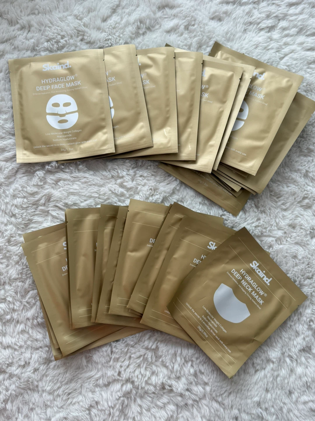 Viral TikTok  Korean Hydraglow Deep Face and neck Masks - photo 3