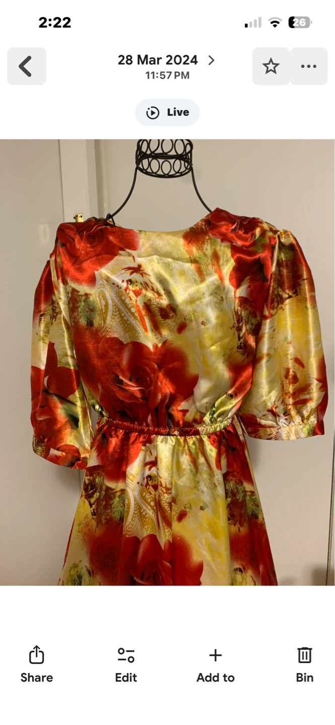 VINTAGE Floral Dress - Made in Korea - photo 2