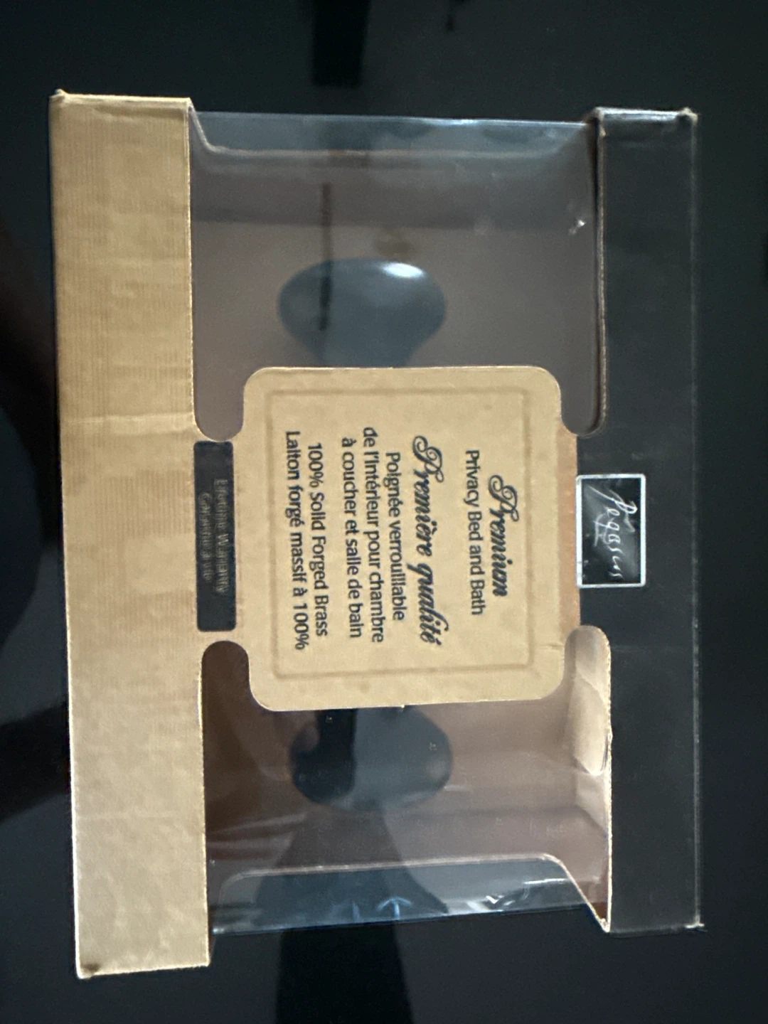 Pegasus Premium Privacy Bed and Bath Door Knobs