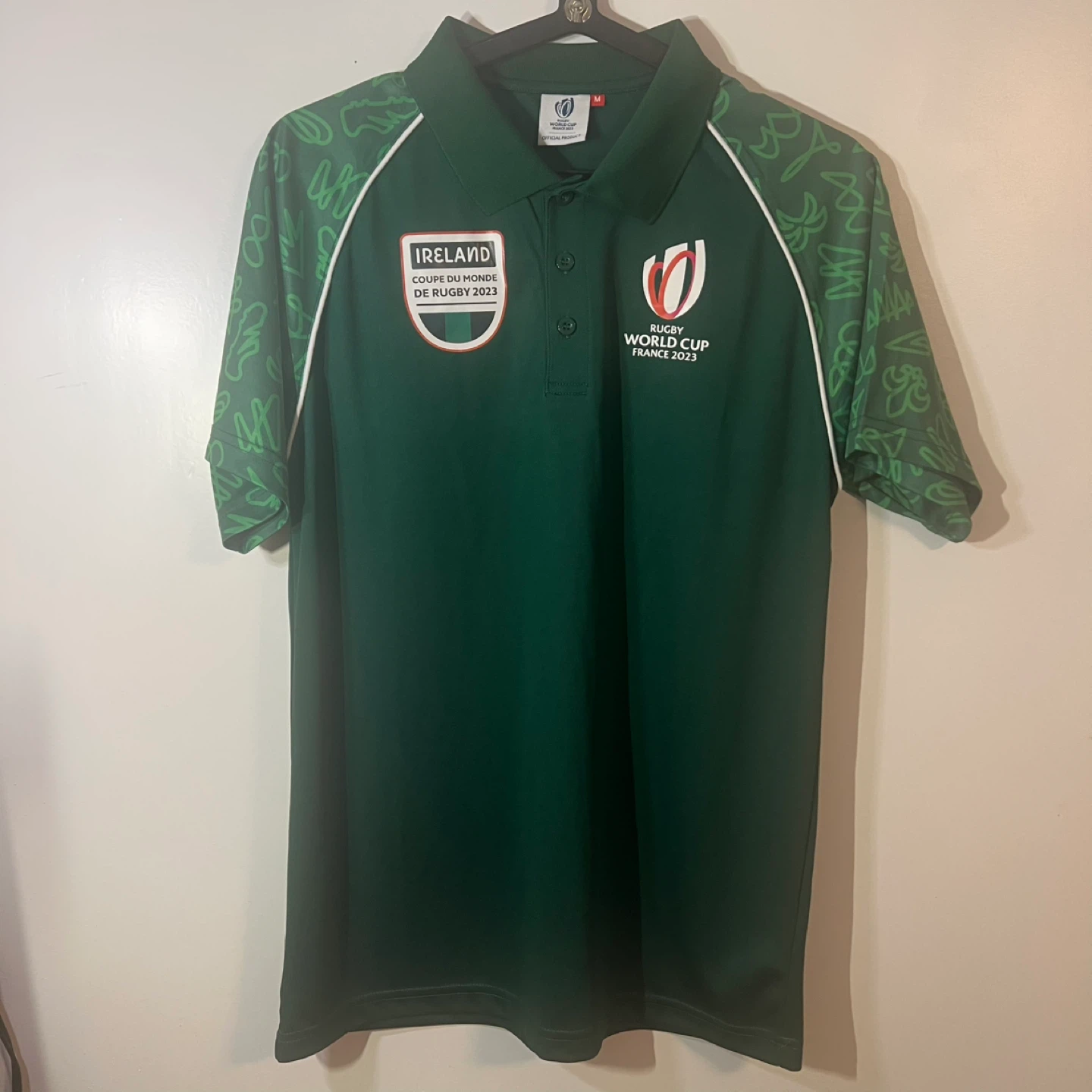 Ireland Rugby France 2023 Official Product Polo Shirt M - photo 5