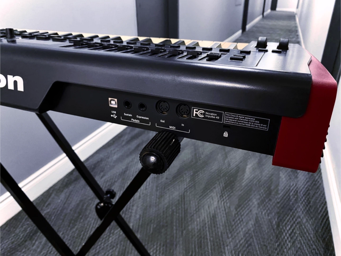 Novation Impulse 49 with Yorkville Dual-X Keyboard Stand - photo 5