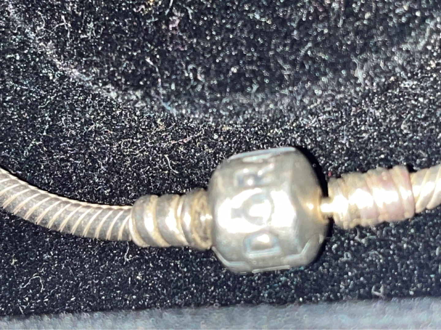 Pandora Sterling Silver Snake Charm Bracelet 8” - photo 3