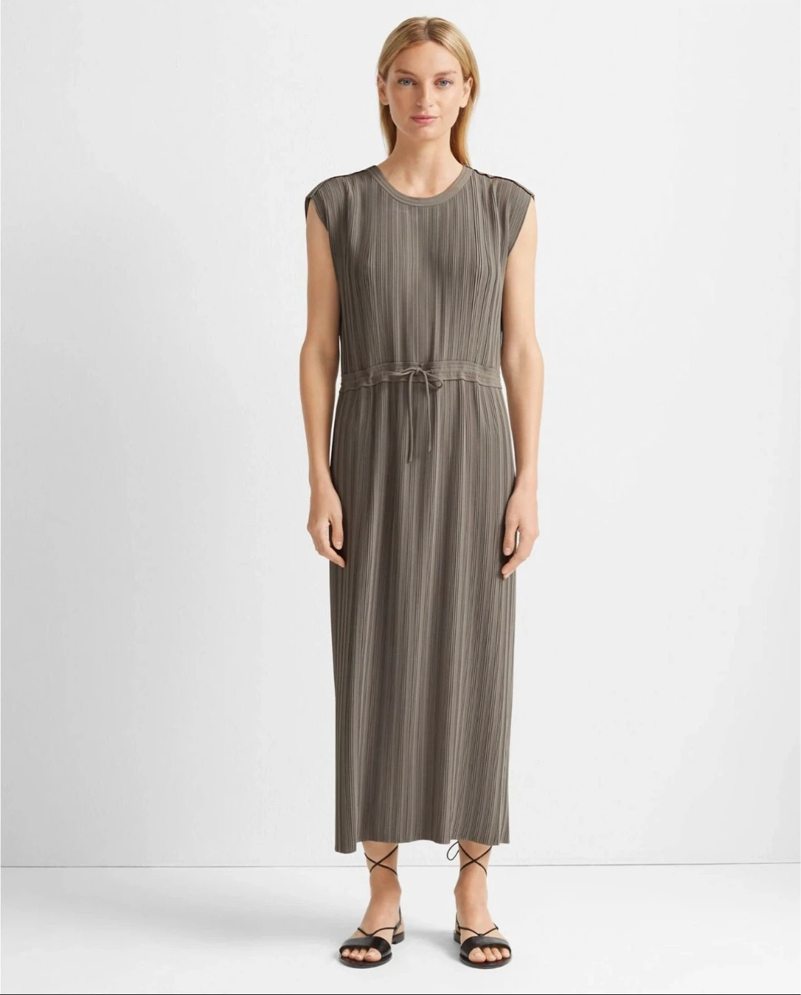 Club Monaco Pleated Maxi Dress