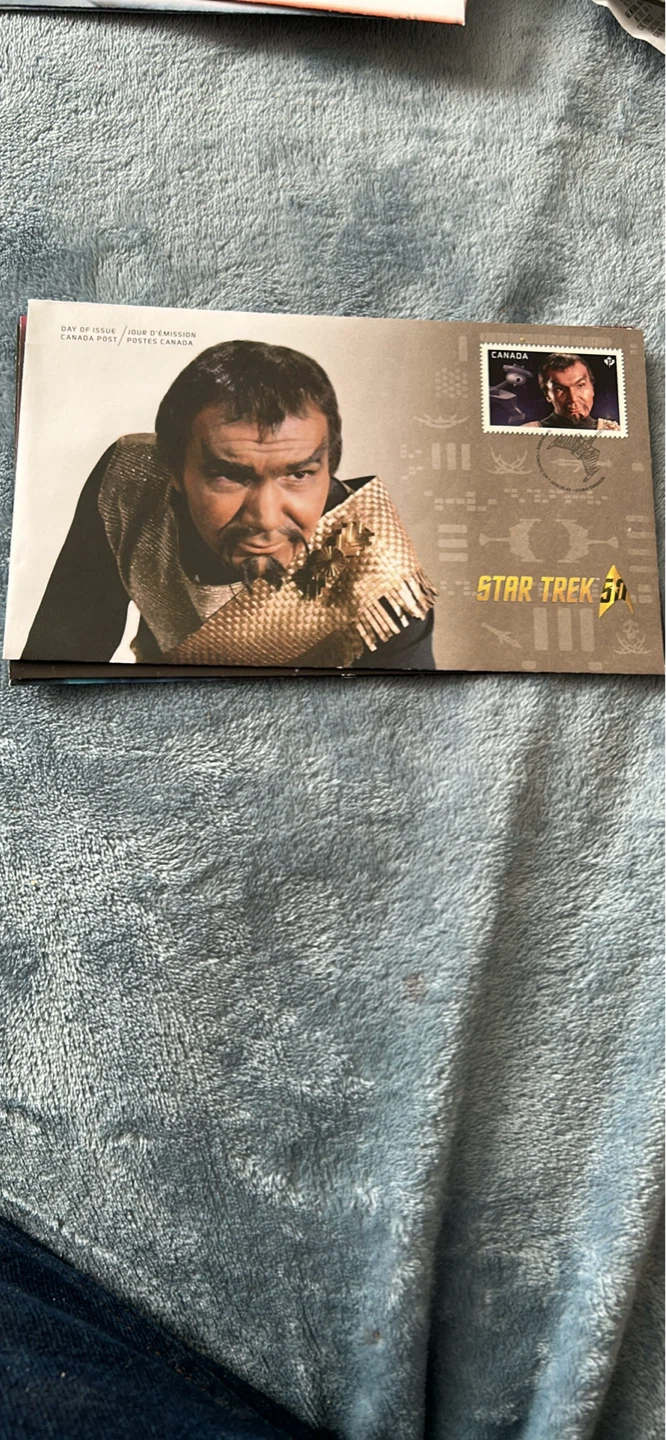Star Trek 50th Anniversary Day of Issue Envelope