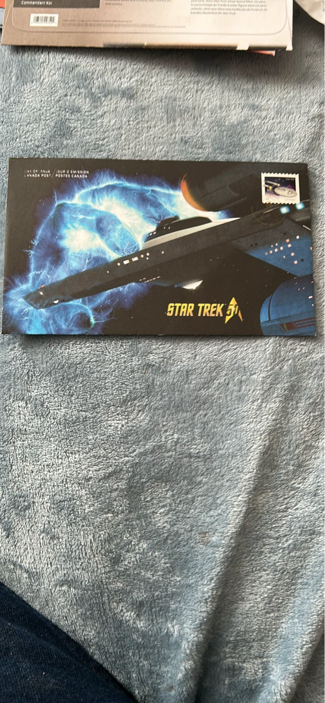 Canada Post Star Trek 51st Anniversary Stamp Envelope
