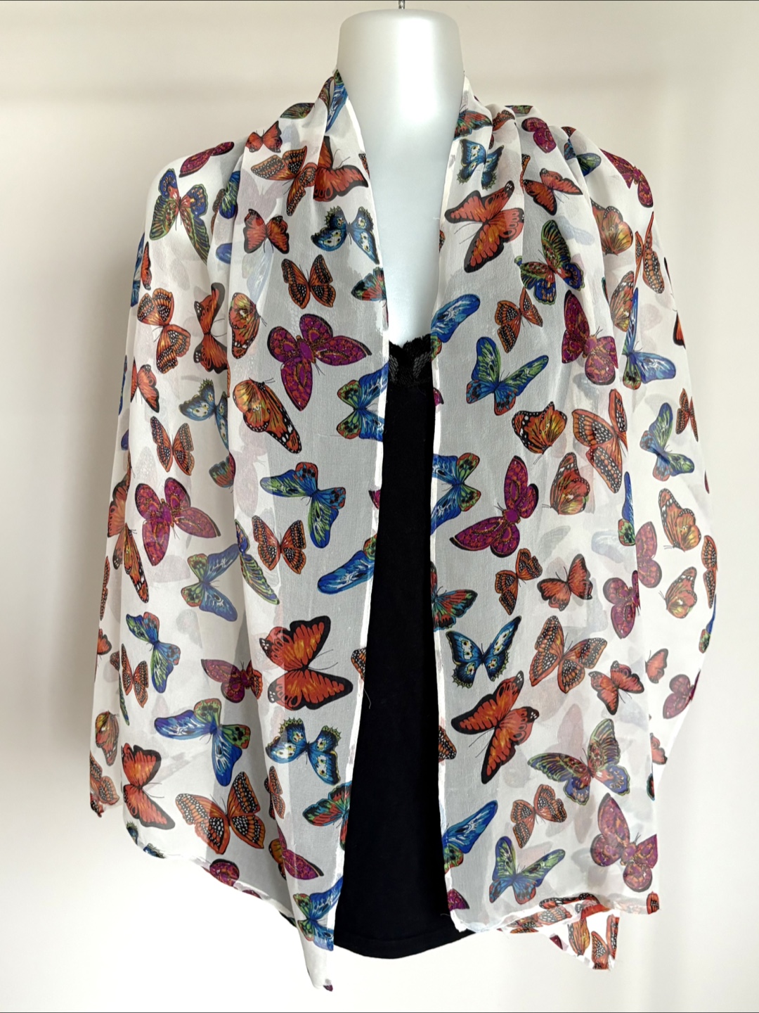 Sheer Butterfly 🦋 Print Scarf