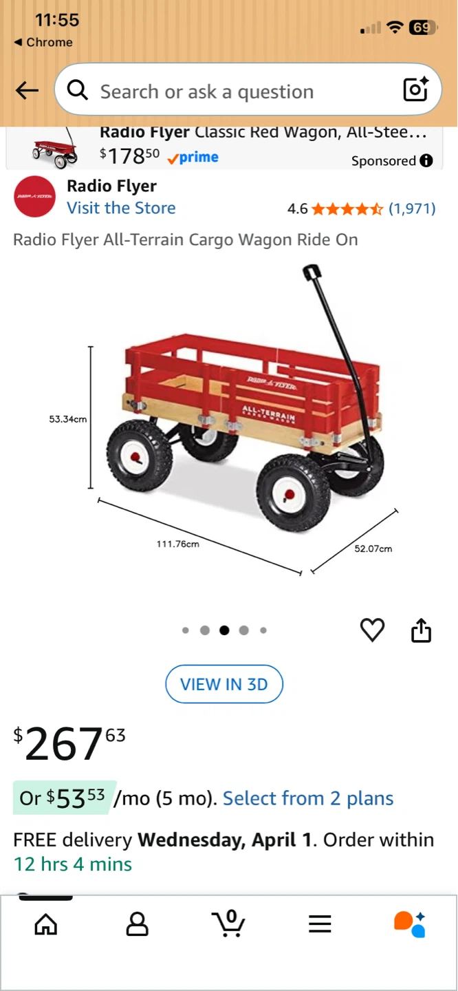 Radio Flyer All-Terrain Cargo Wagon - photo 3