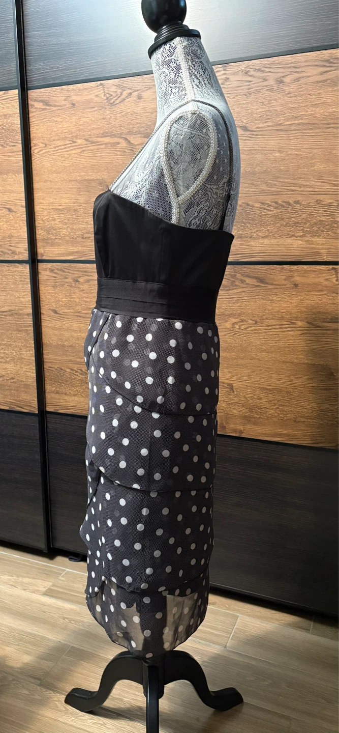 BEDO Black & White Polka Dot Dress - photo 4
