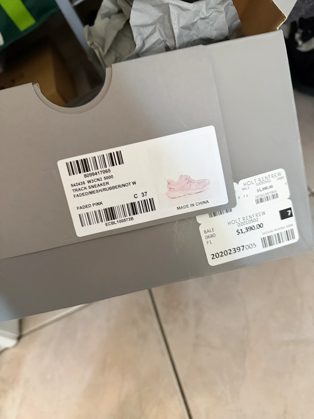 Balenciaga Track Sneakers - Pink - photo 3