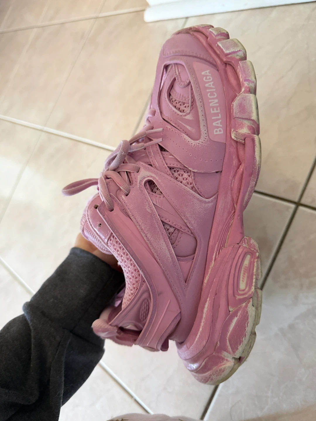 Balenciaga Track Sneakers - Pink - photo 2