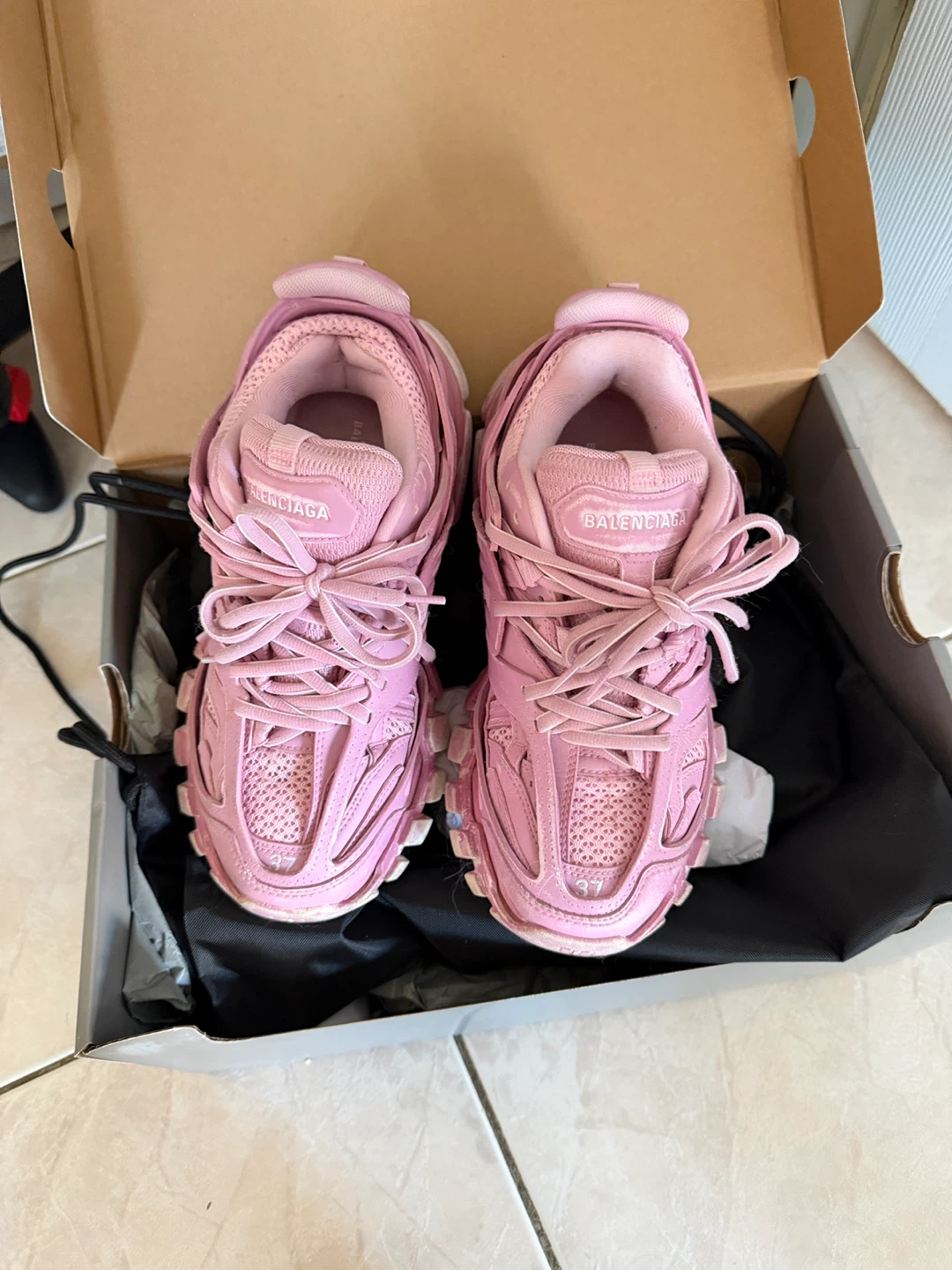 Balenciaga Track Sneakers - Pink