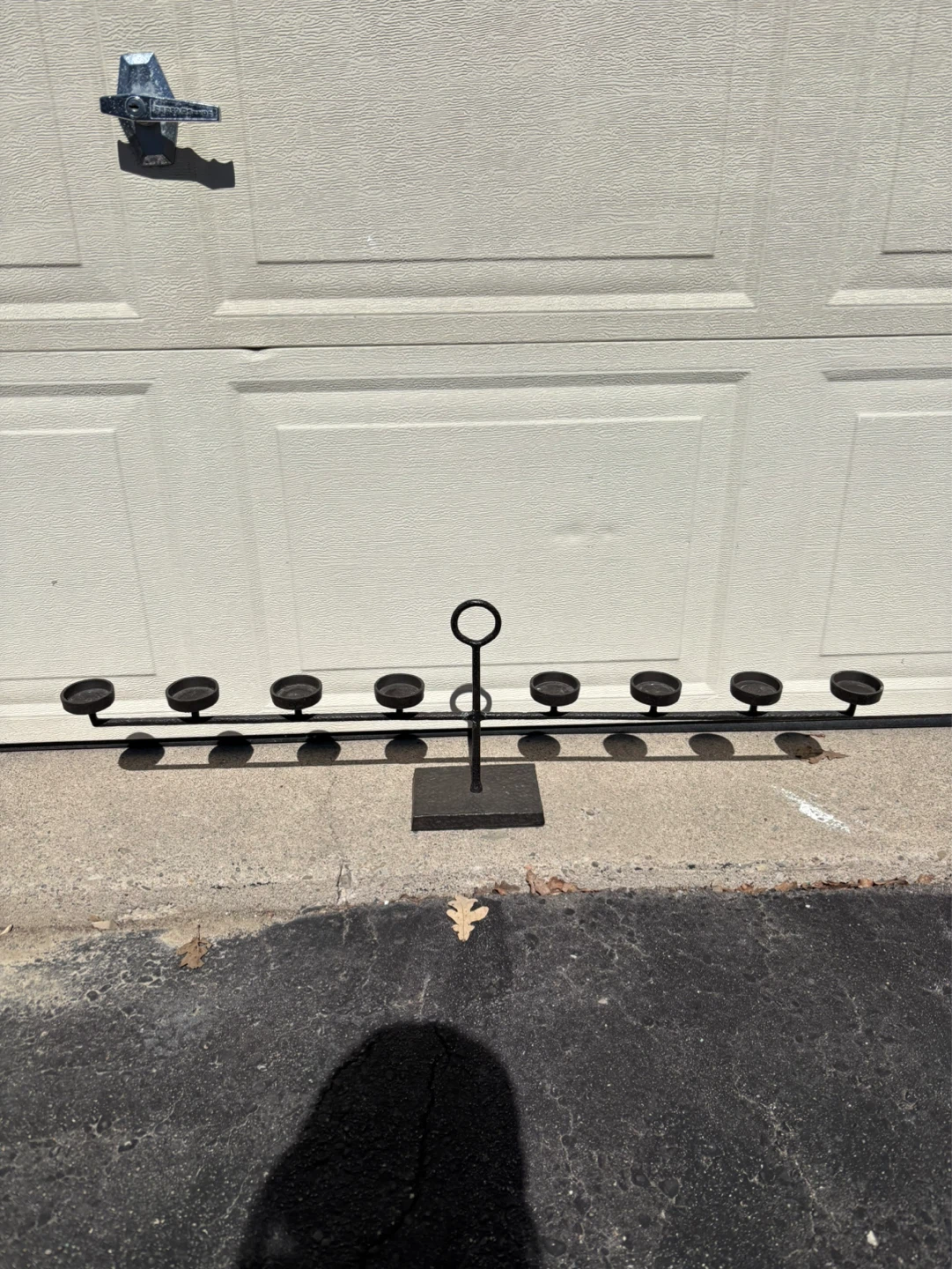 Black 8 Arm Taper Candle Holder