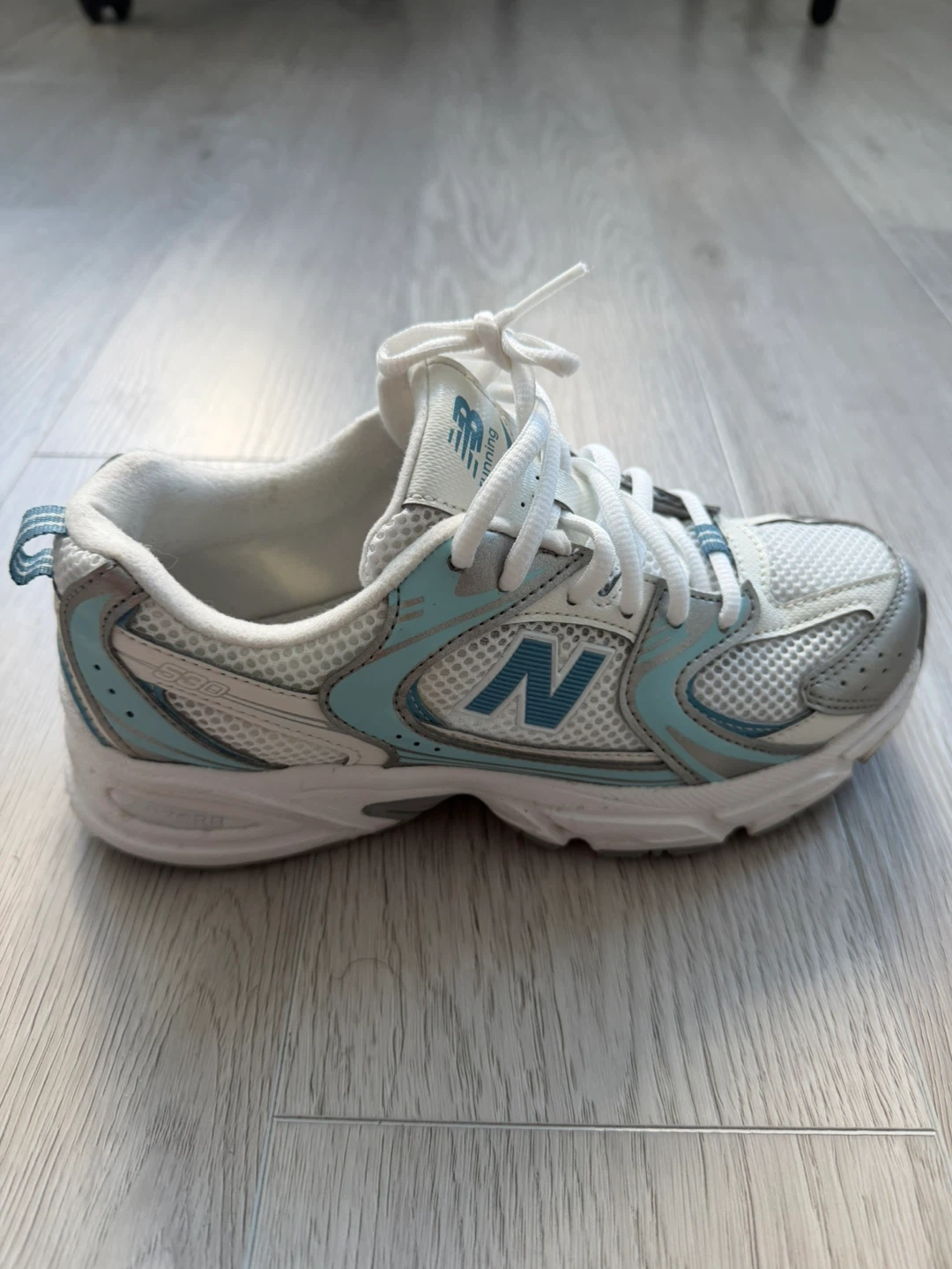New Balance 530 Women's Running Shoes White/Blue Size 4 US