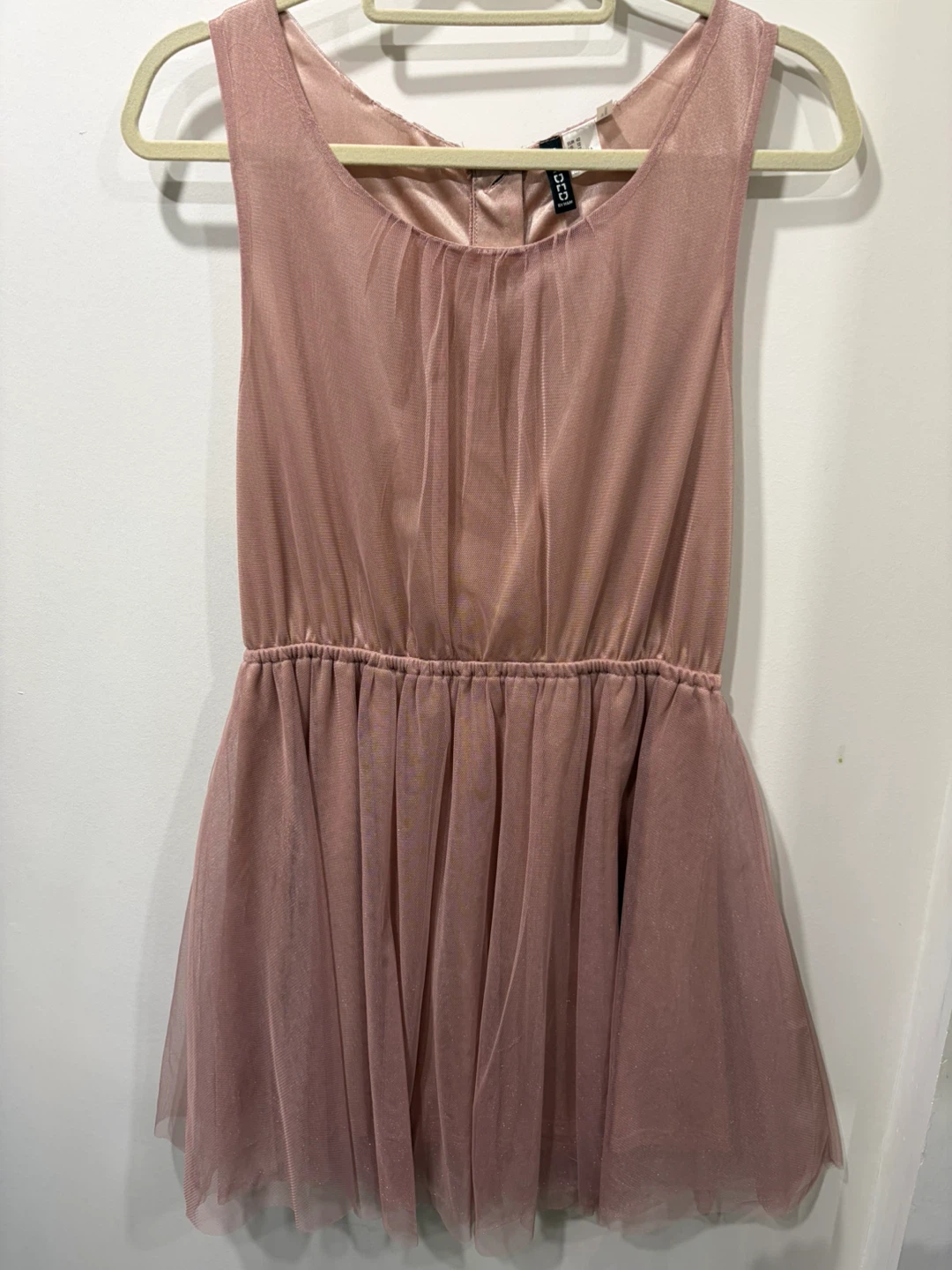 DIVIDED by H&M Tulle Dress - Rose Gold - Size 12