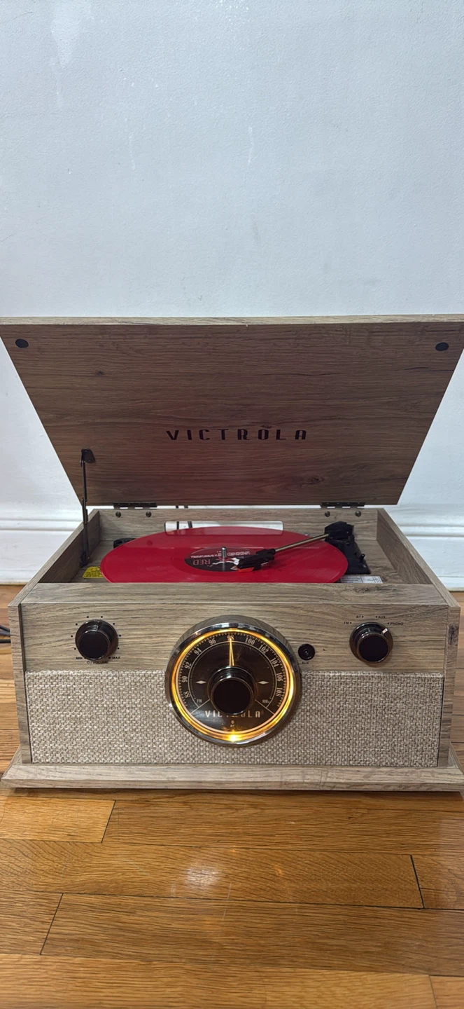 Victrola Record Player with Radio and Bluetooth - photo 2