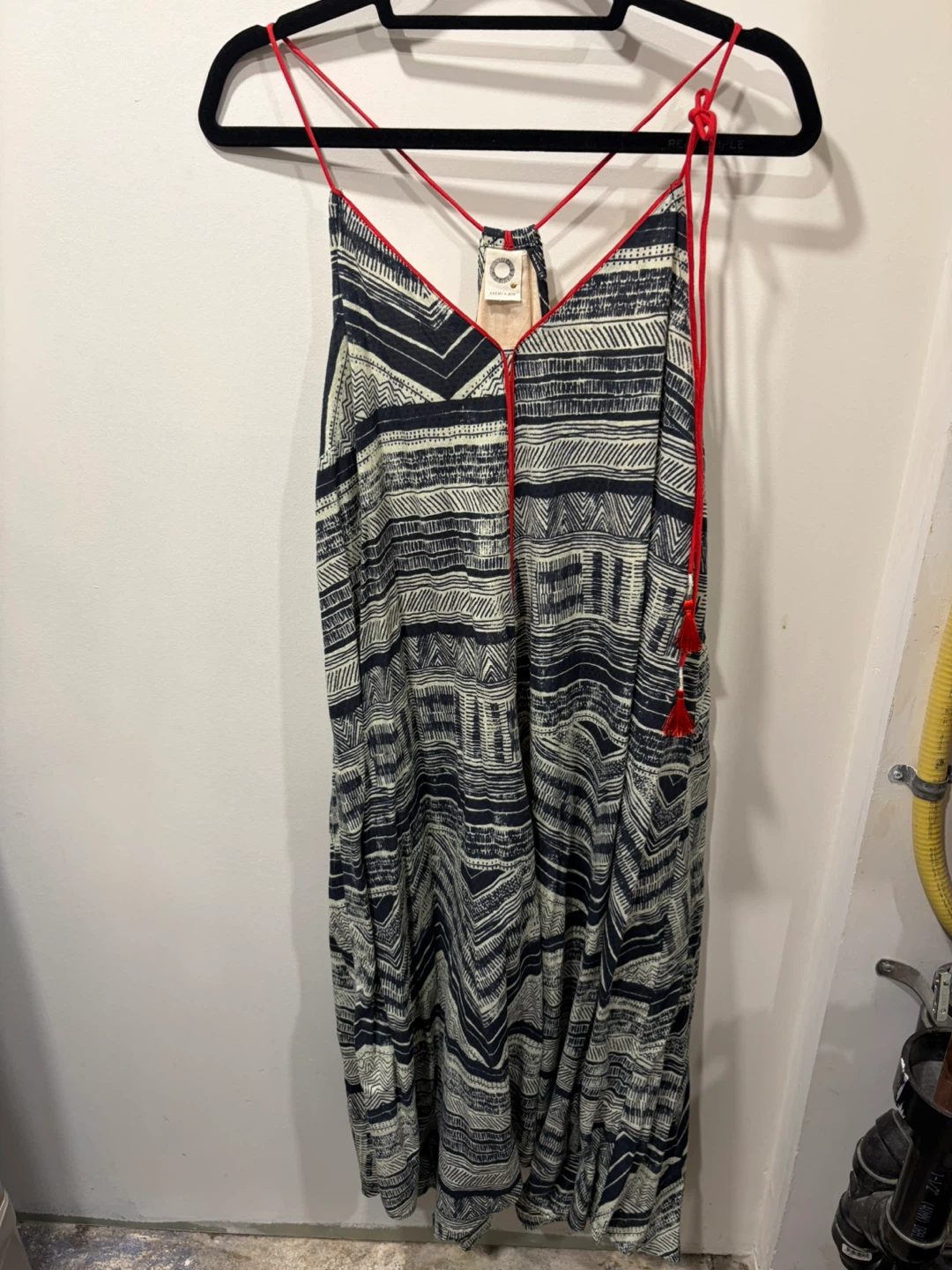 AKEMI + KIN Geometric Print Maxi Dress - Size M