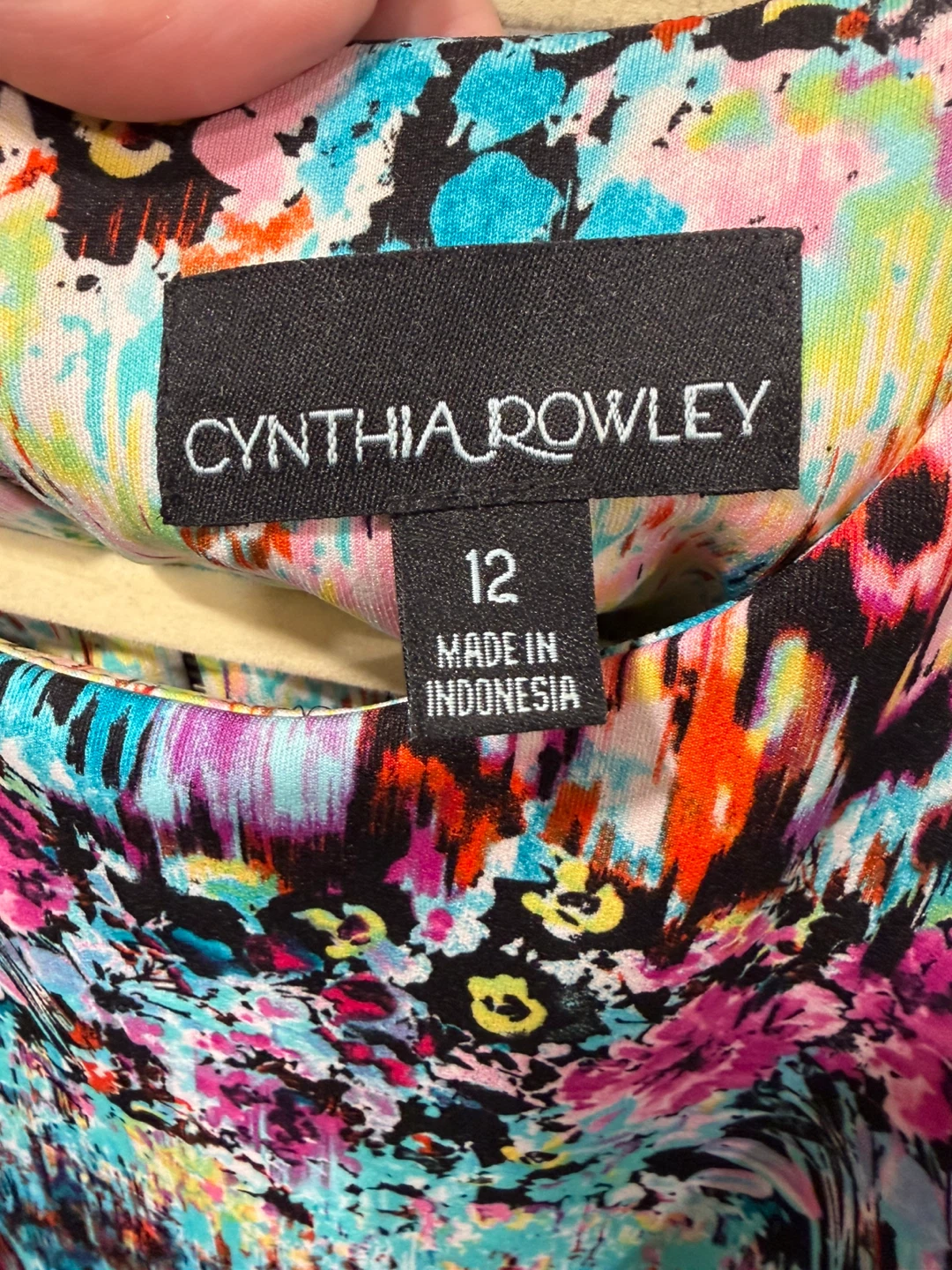 Cynthia Rowley Women's  Print Sheath Dress - Size 12 - photo 3