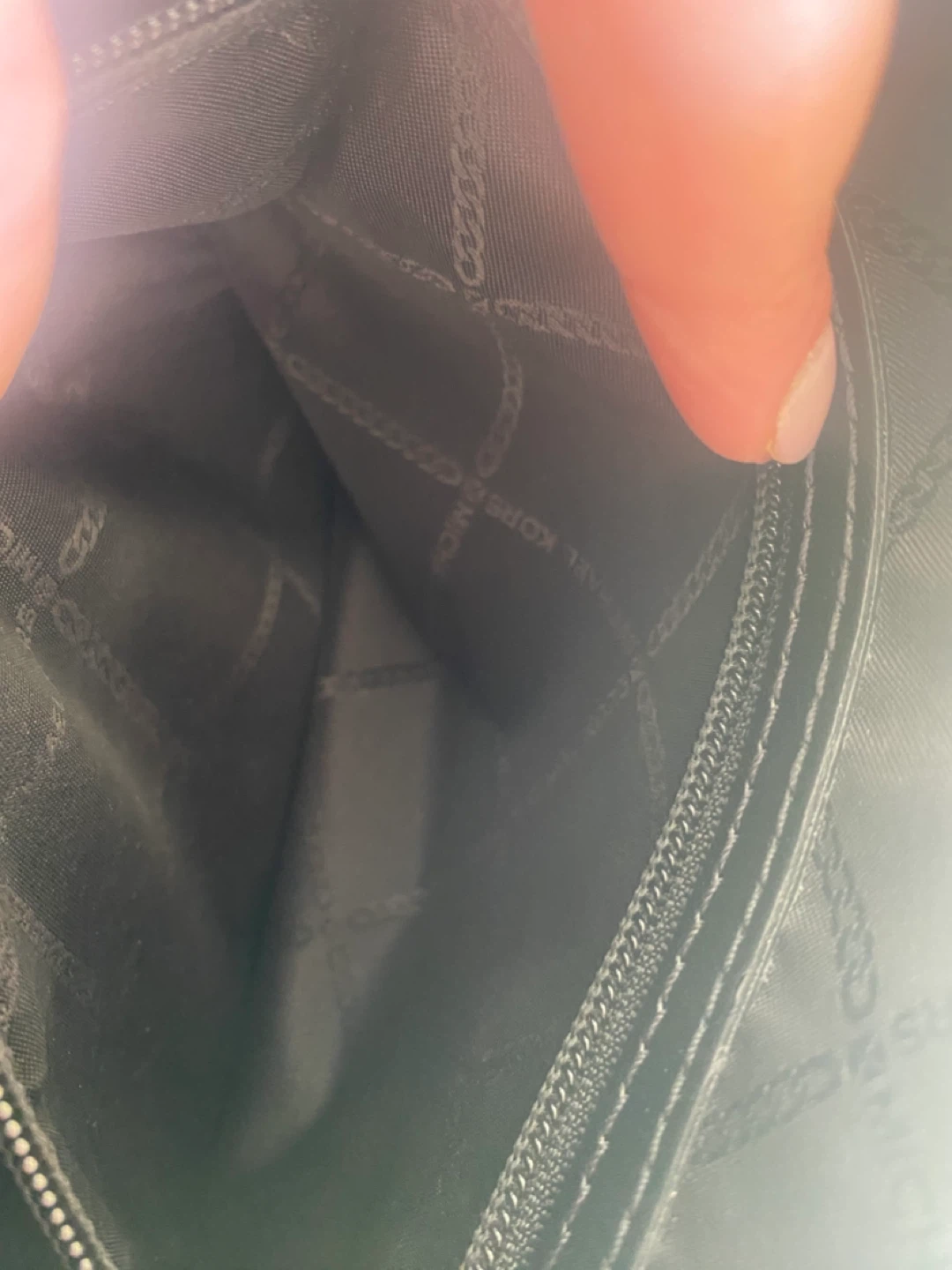 Michael Kors Black Leather Satchel Bag with Snake Detail - photo 4