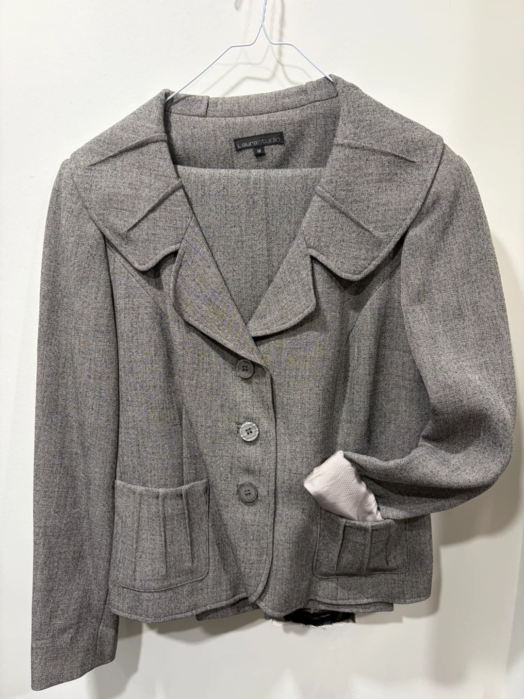 Laura Studio Grey Suit - Size 12
