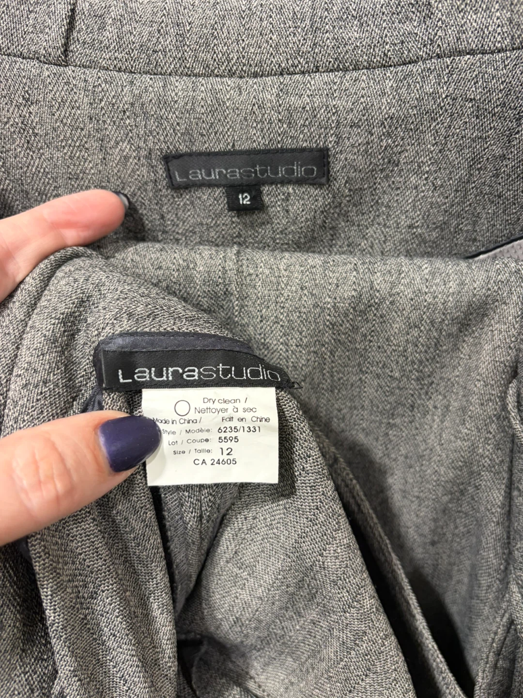 Laura Studio Grey Suit - Size 12 - photo 3