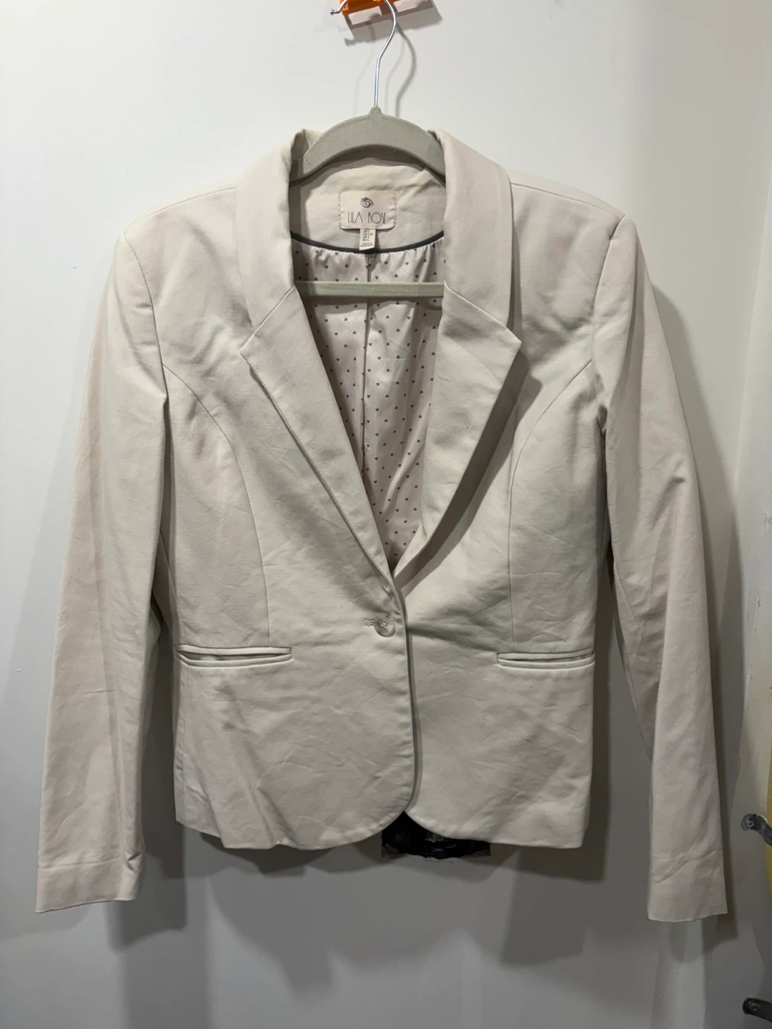 Lila Rose Blazer - Cream - Size L