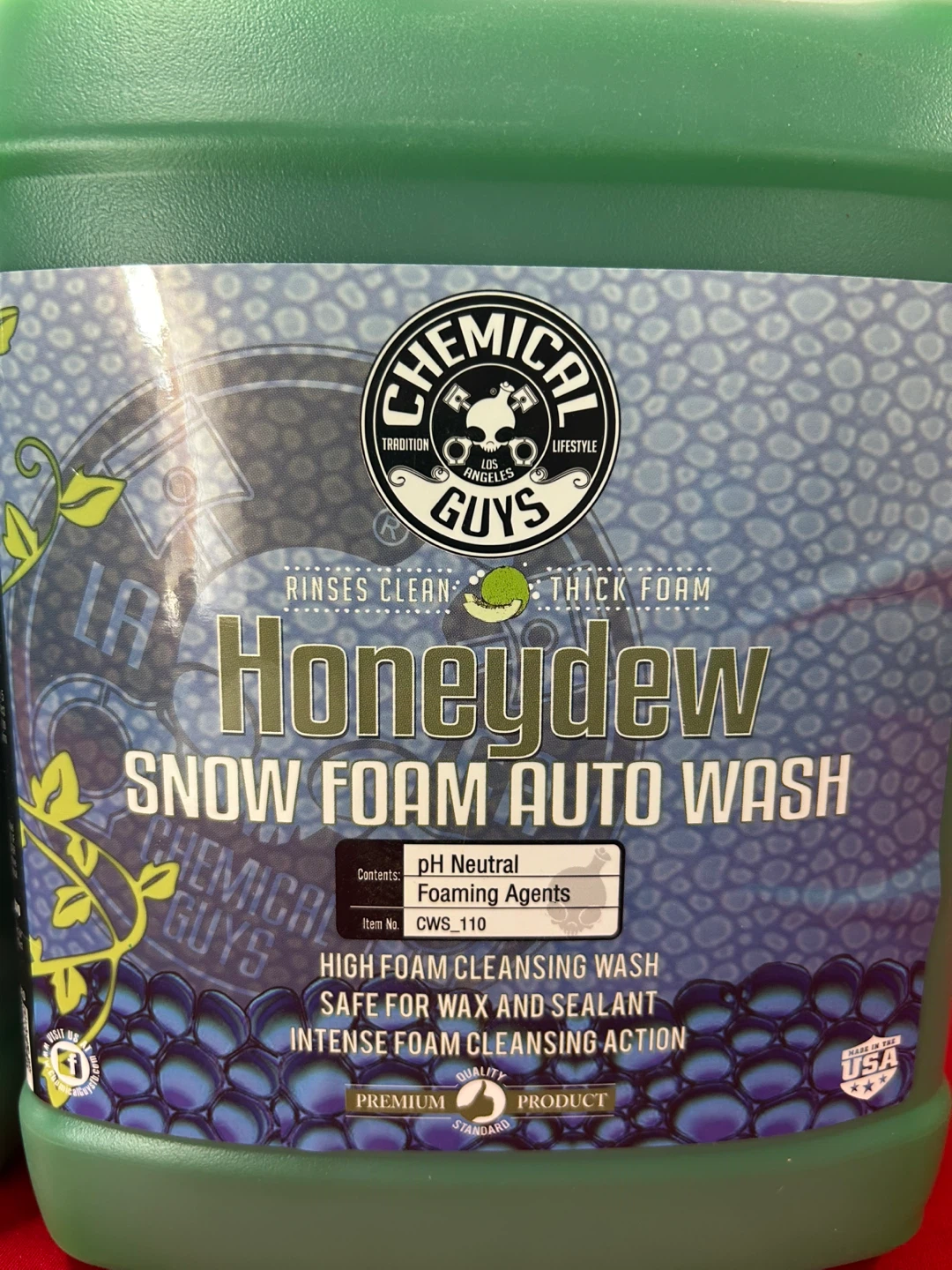 Chemical Guys Honeydew Snow Foam Auto Wash - 2 Gallons - photo 2