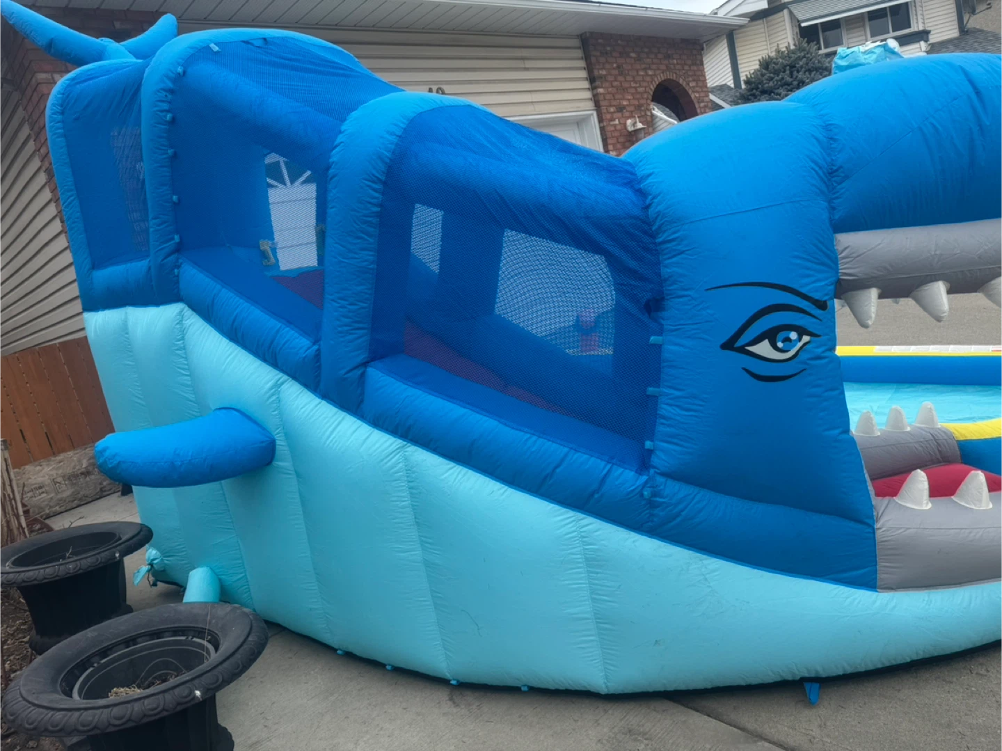 H2GO! Whales 'n Waves Kids Inflatable Water Park - photo 3