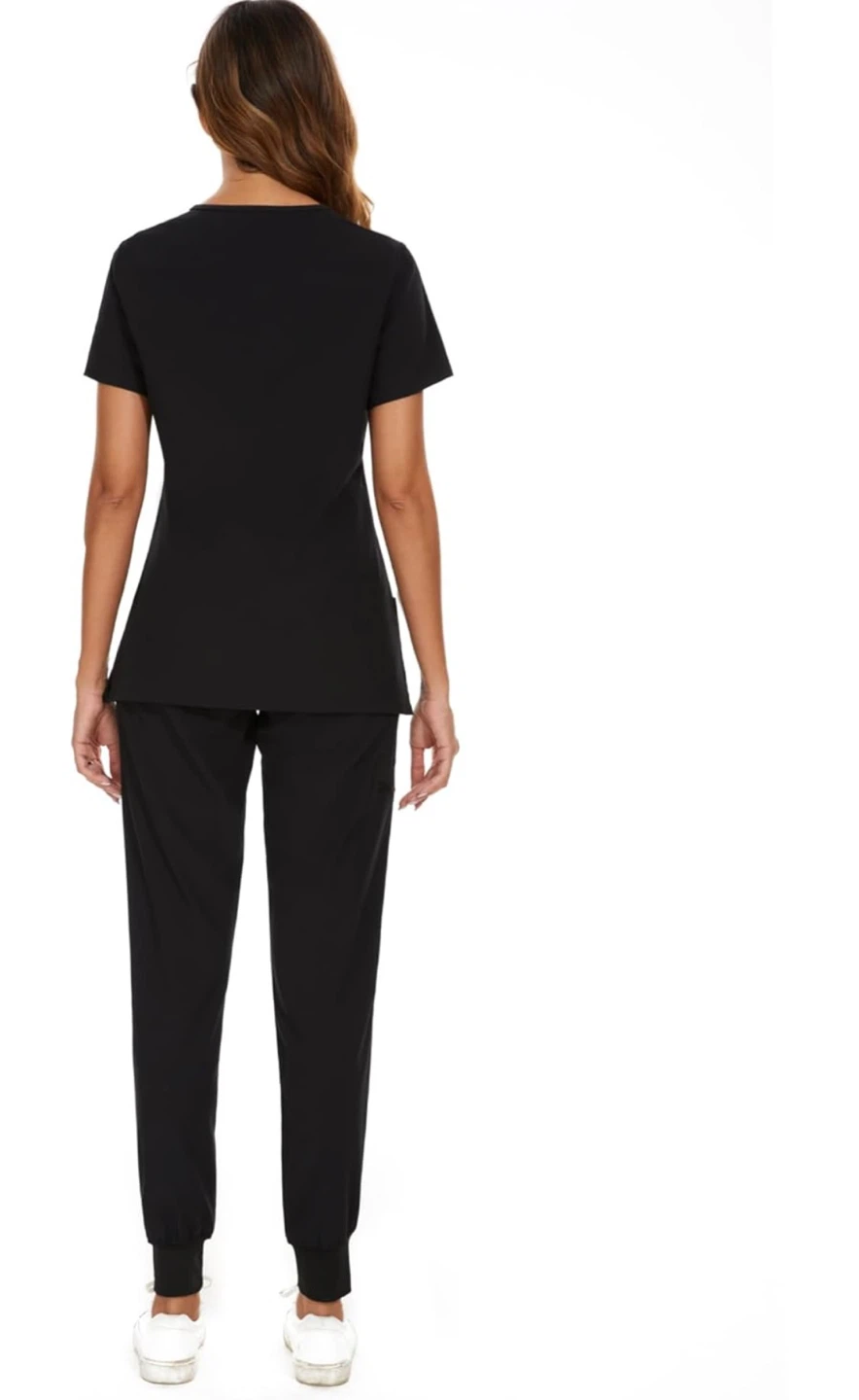 New Comfy Medium Black Scrub Set for Women - photo 4