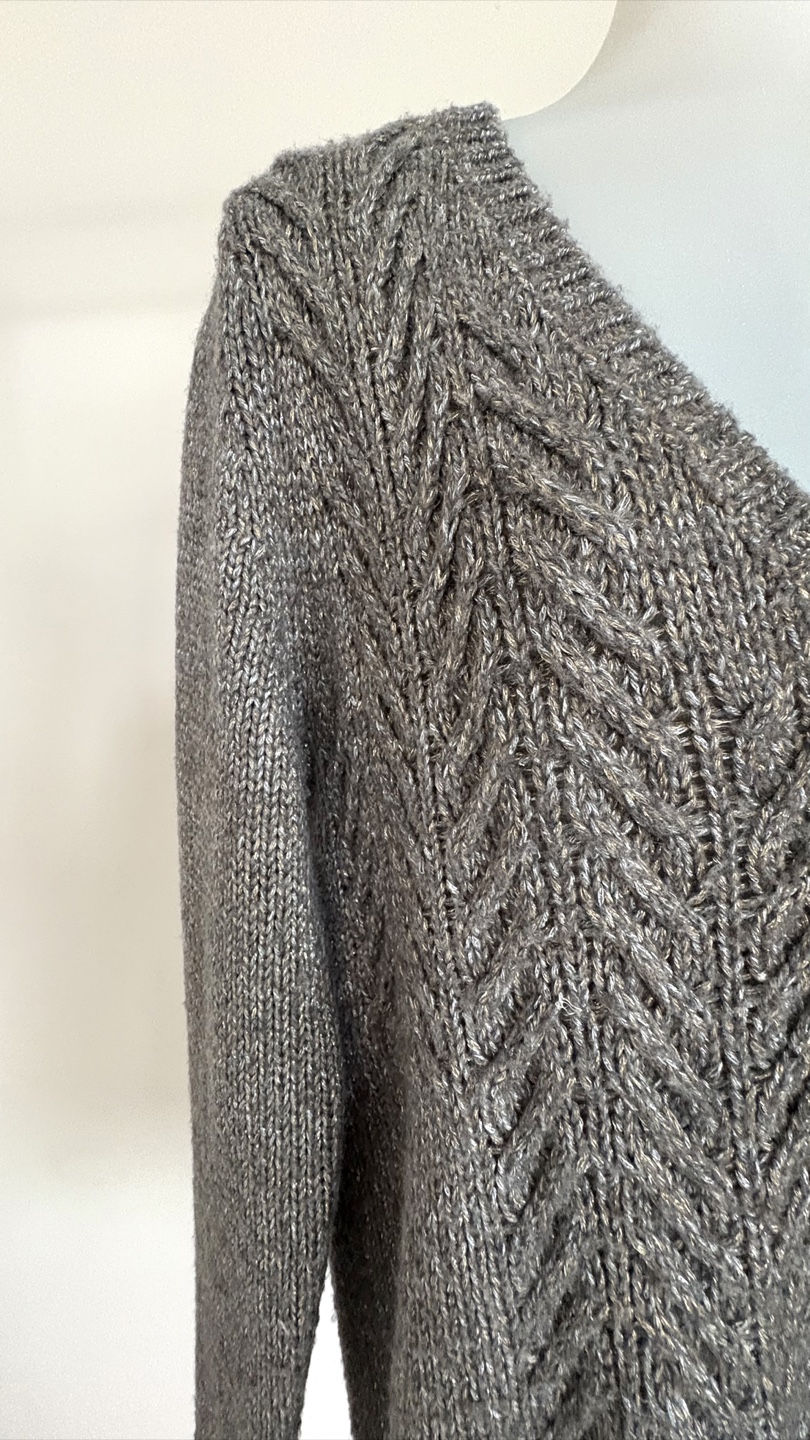 Michael Kors V-Neck Knit Sweater L - photo 2