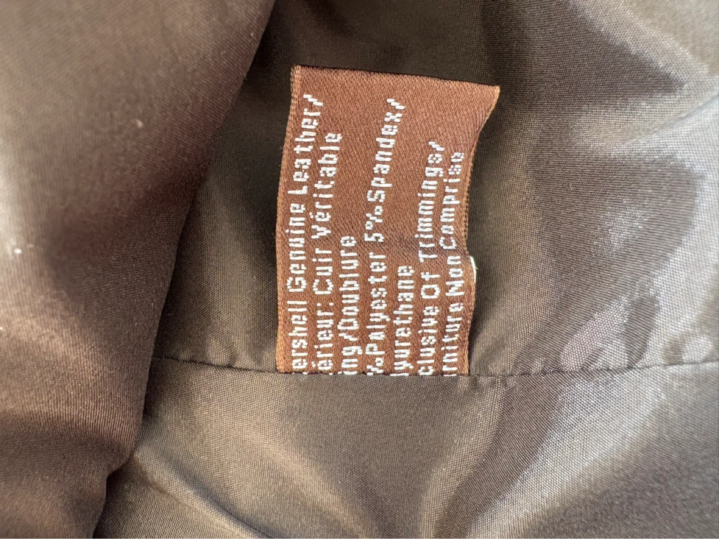 Danier Italian Leather Jacket - Brown - Size 2XS - photo 4