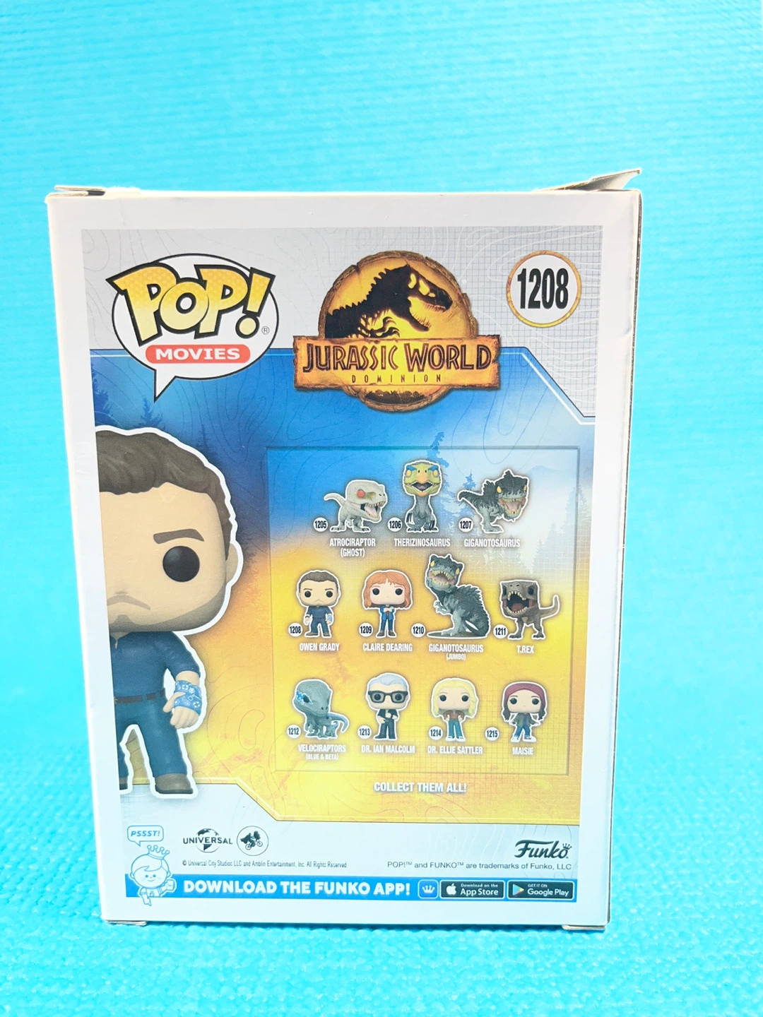 Funko Pop Jurassic World Dominion Owen Grady #1208 Figure - photo 3