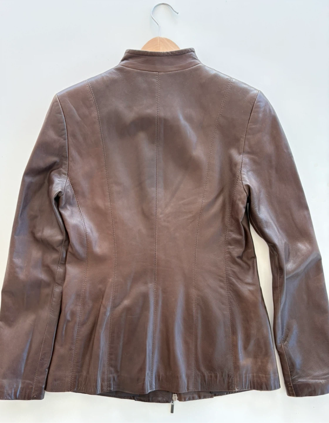 Danier Italian Leather Jacket - Brown - Size 2XS - photo 2
