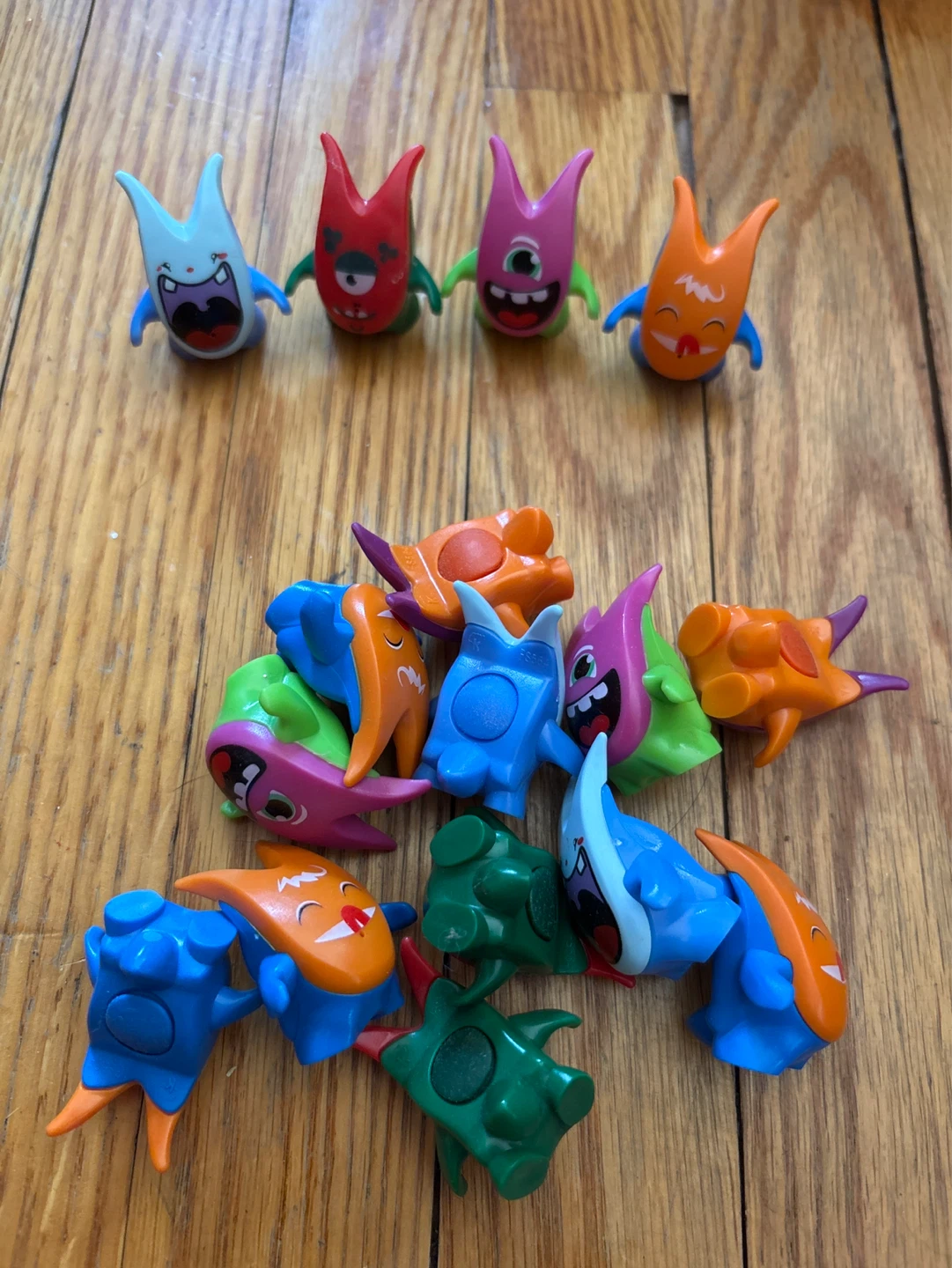 Monster Figurines Lot - Assorted Colors