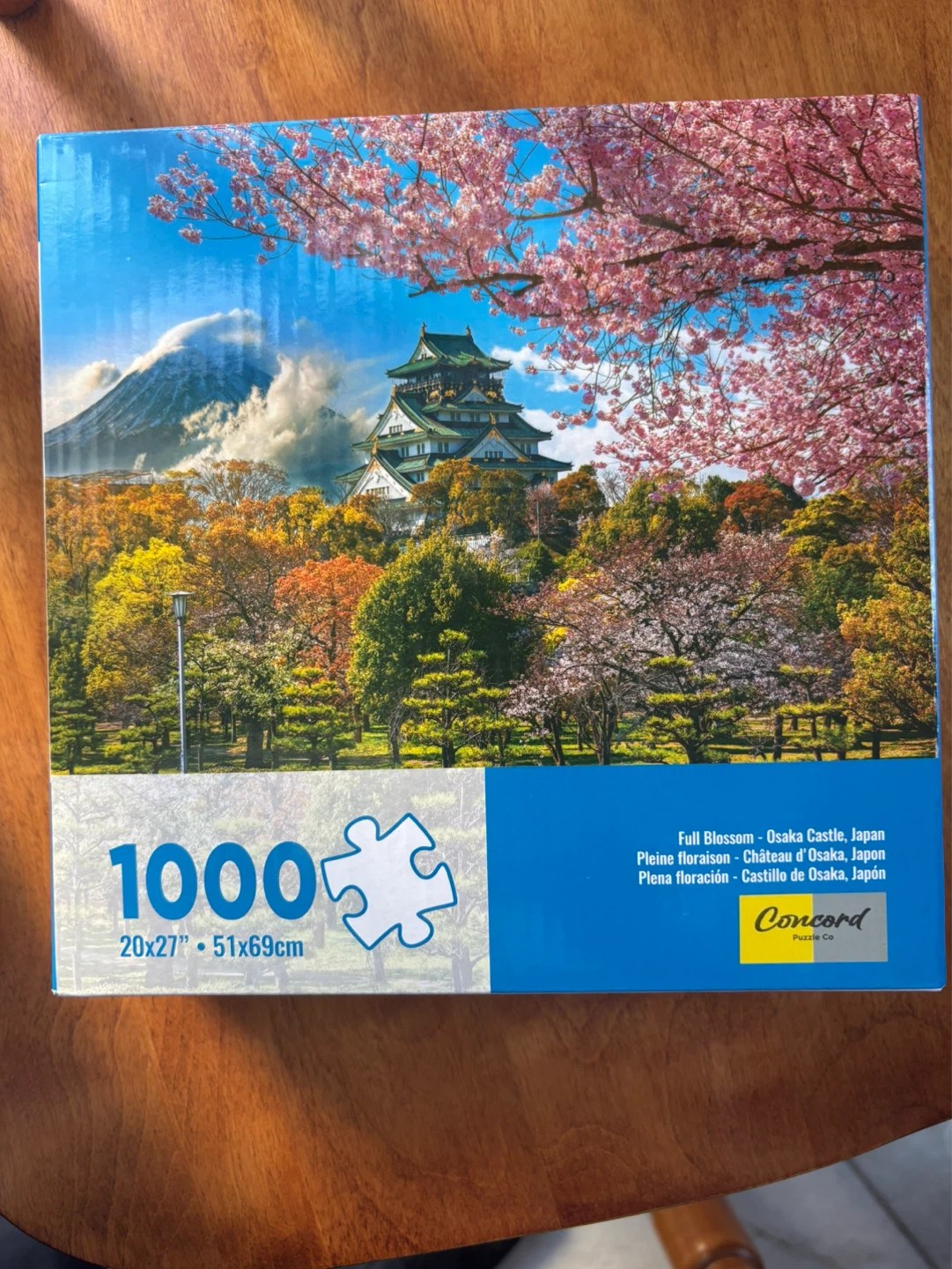 Concord Full Blossom Osaka Castle 1000 Piece Puzzle