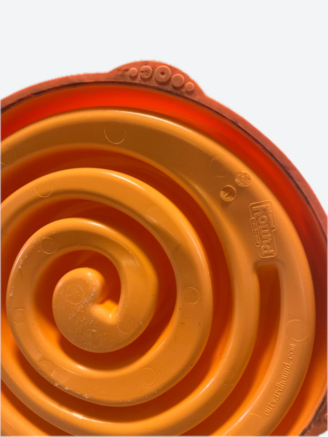 Outward Hound Orange Slow Feeder Dog Bowl - photo 3