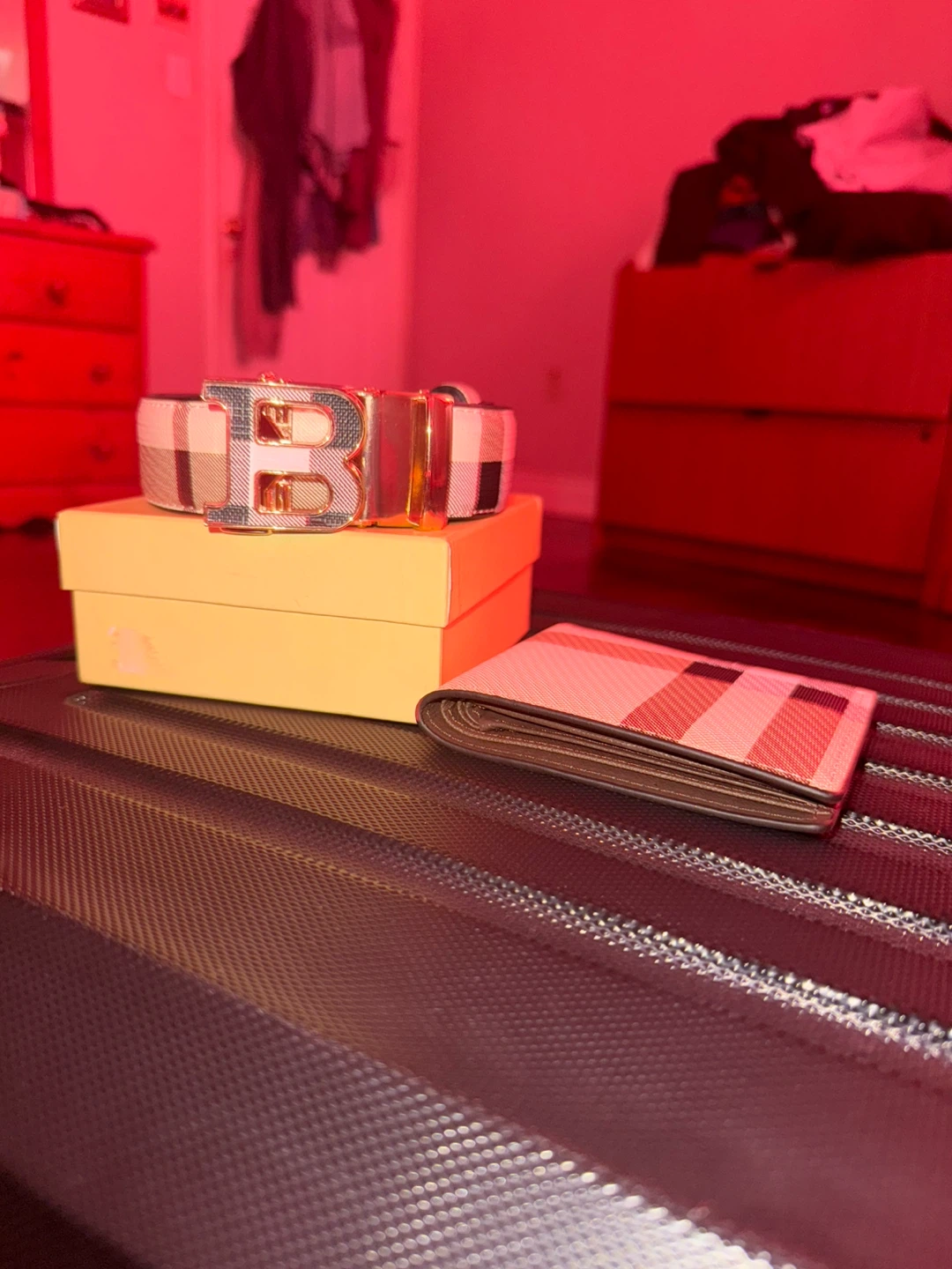 Burberry Nova Check Belt with 'B' Buckle - photo 2