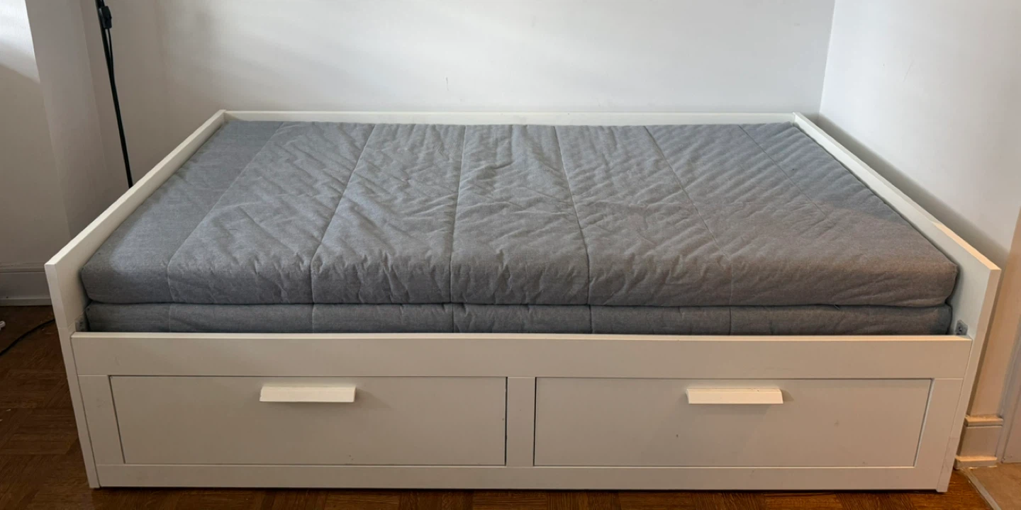 IKEA BRIMNES Daybed with 2 Drawers and 2 Mattresses - photo 2