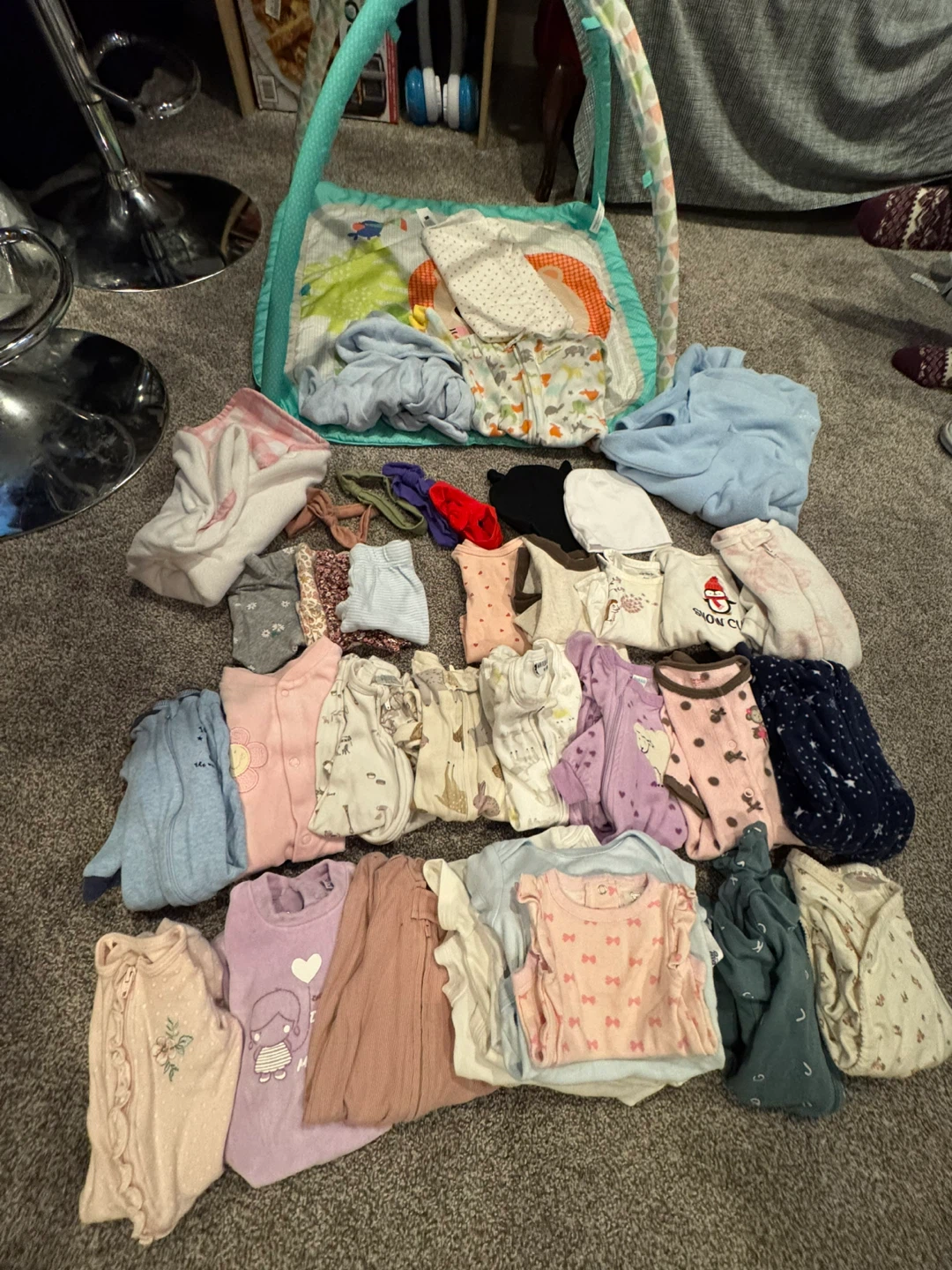 0-3mos Baby Clothes & Accessories Bundle